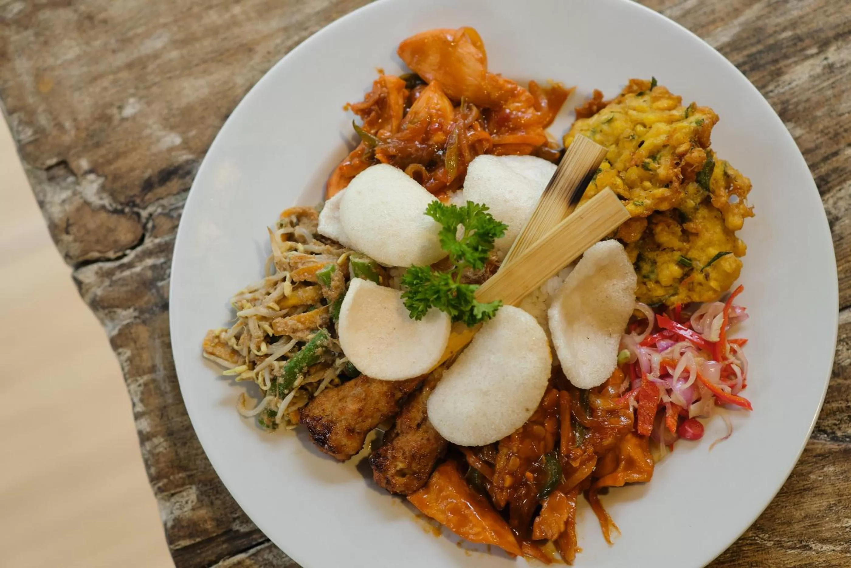 Lunch in Joglo Organik Guesthouse