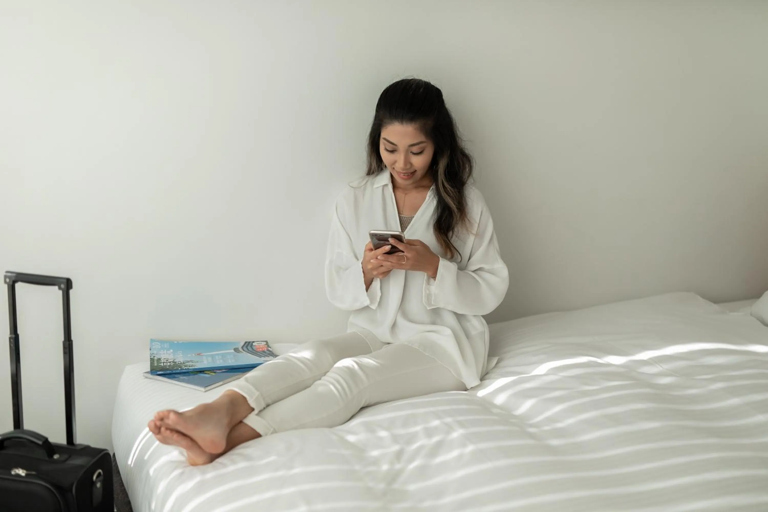 Bed in Imu Hotel Kyoto