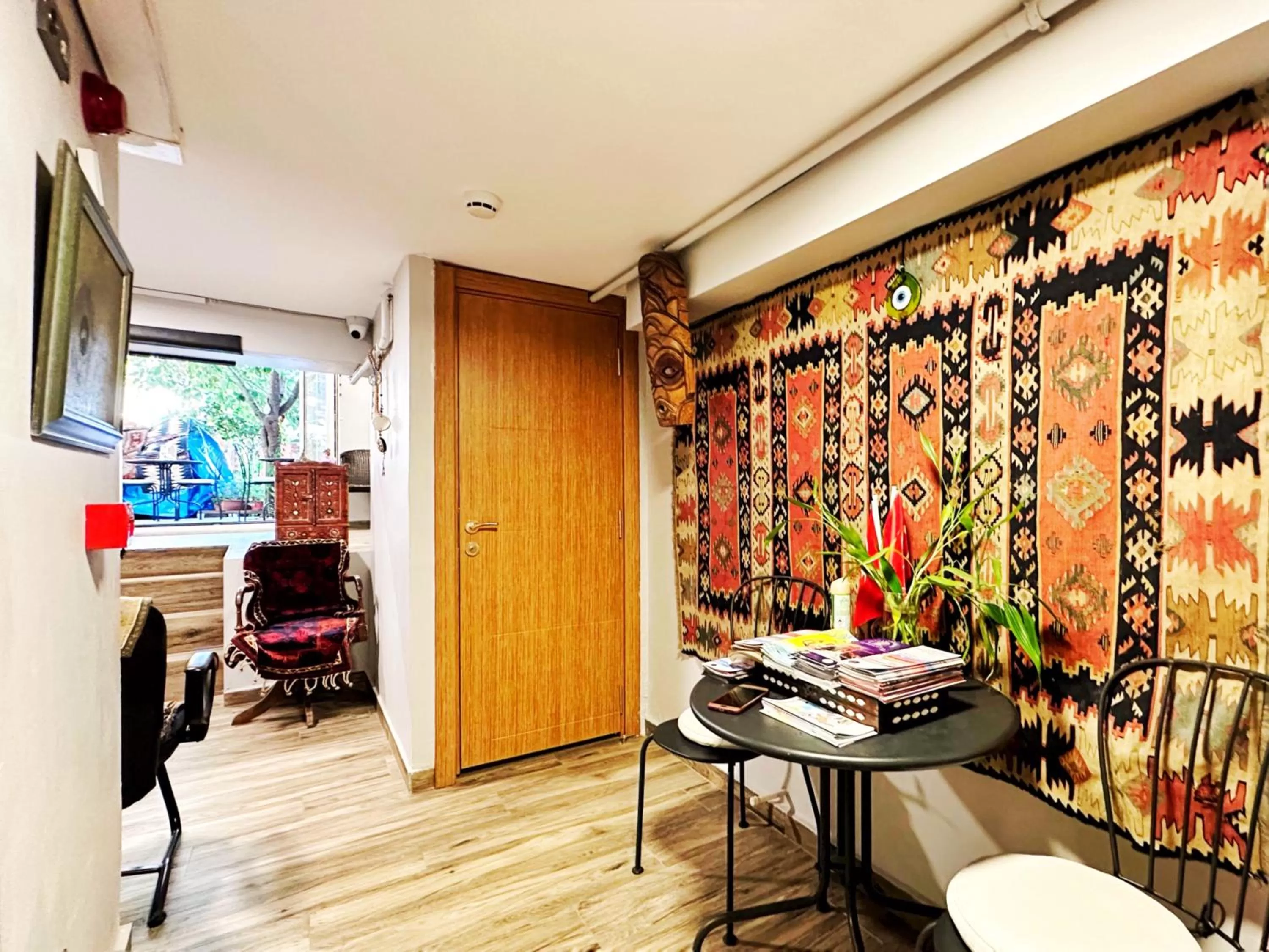 Seating area in Sultan Pier Hotel