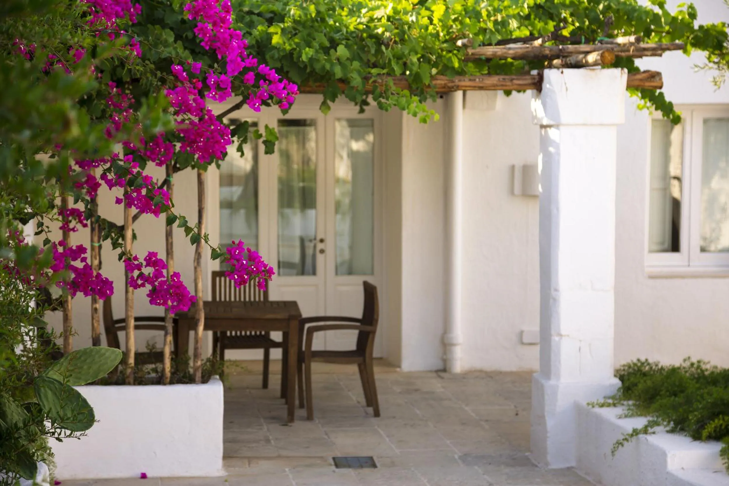 Patio in Hotel Il Melograno