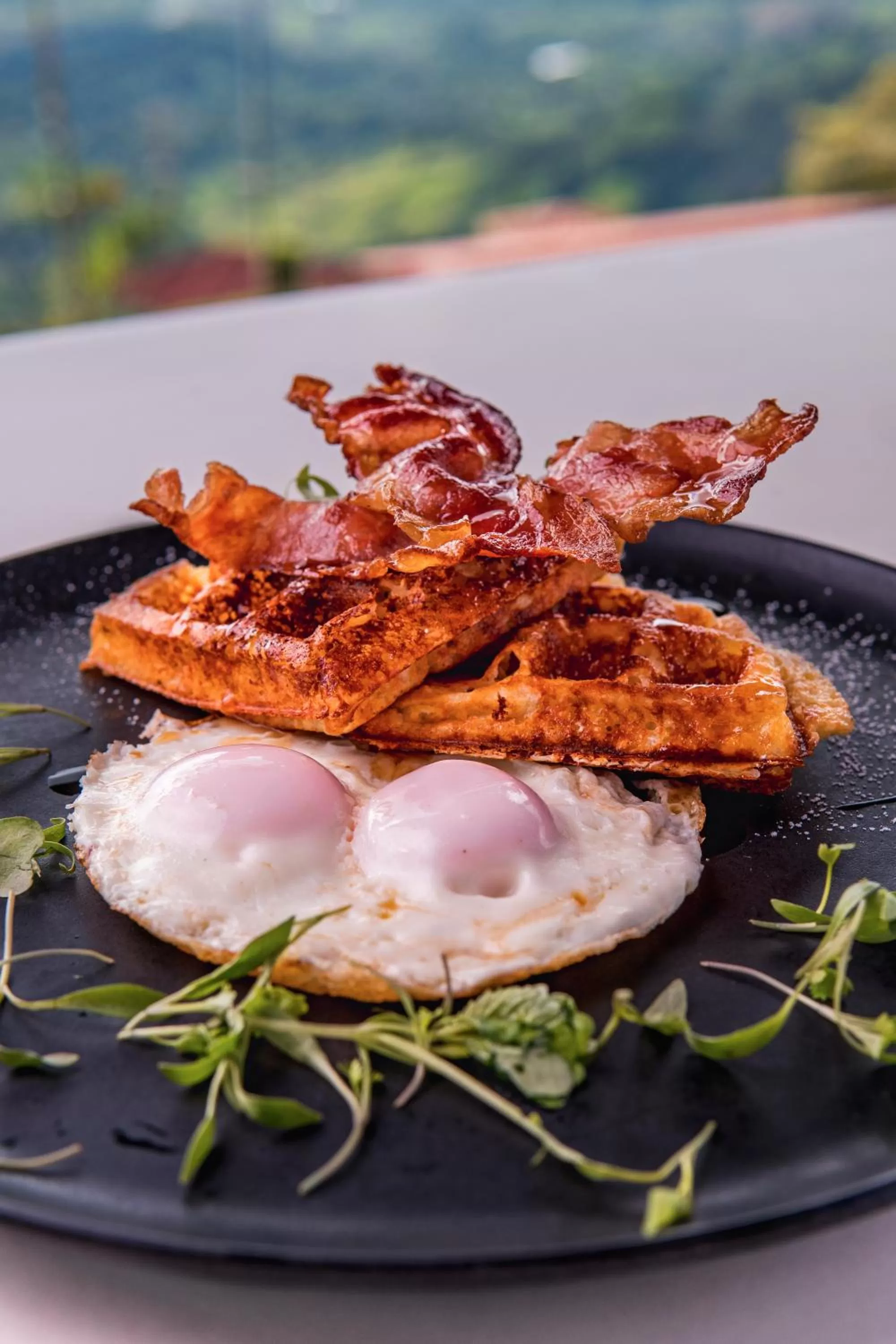 American breakfast, Food in La Cima Eco Hotel