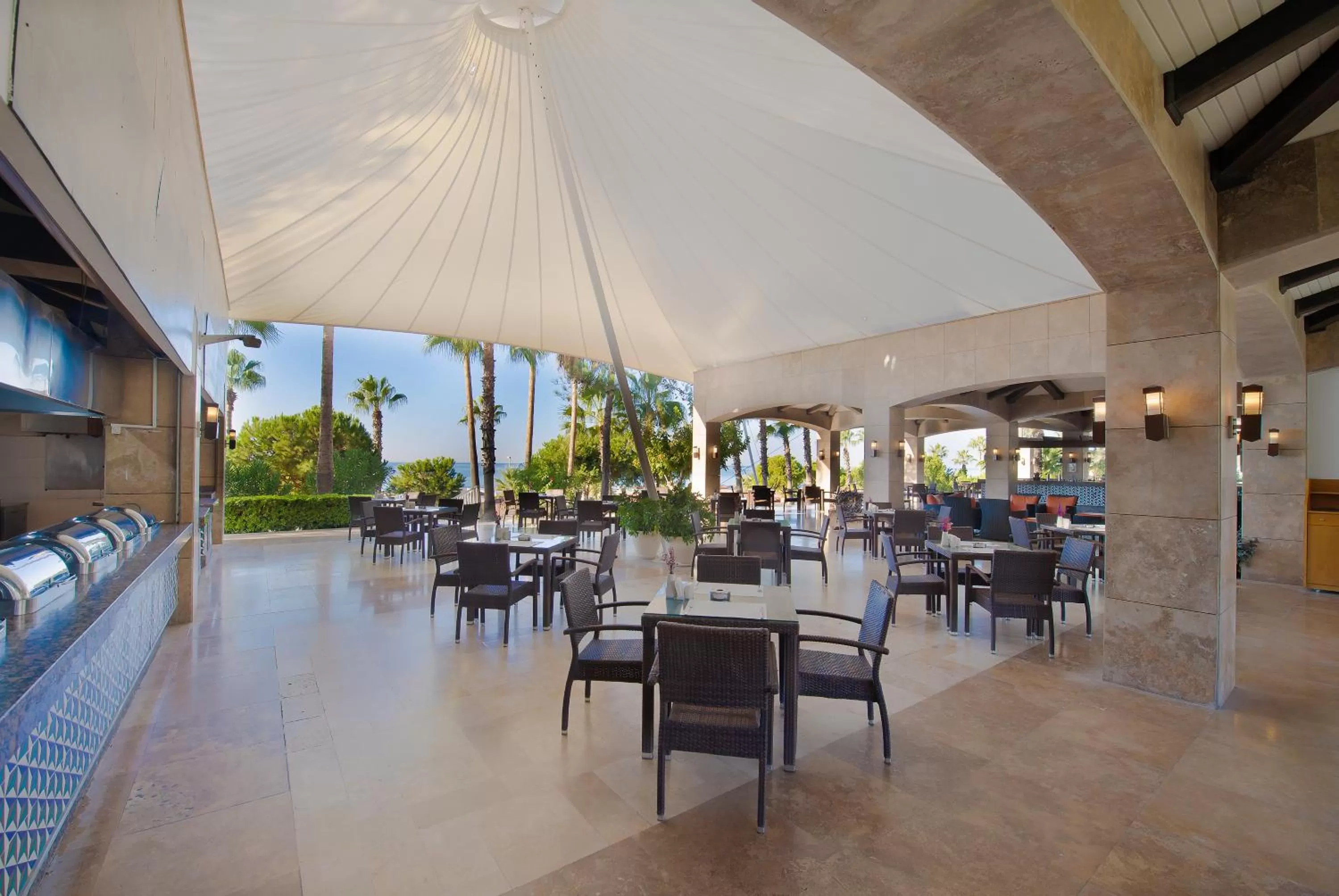 Patio in Kamelya Selin Hotel Luxury Resort & SPA