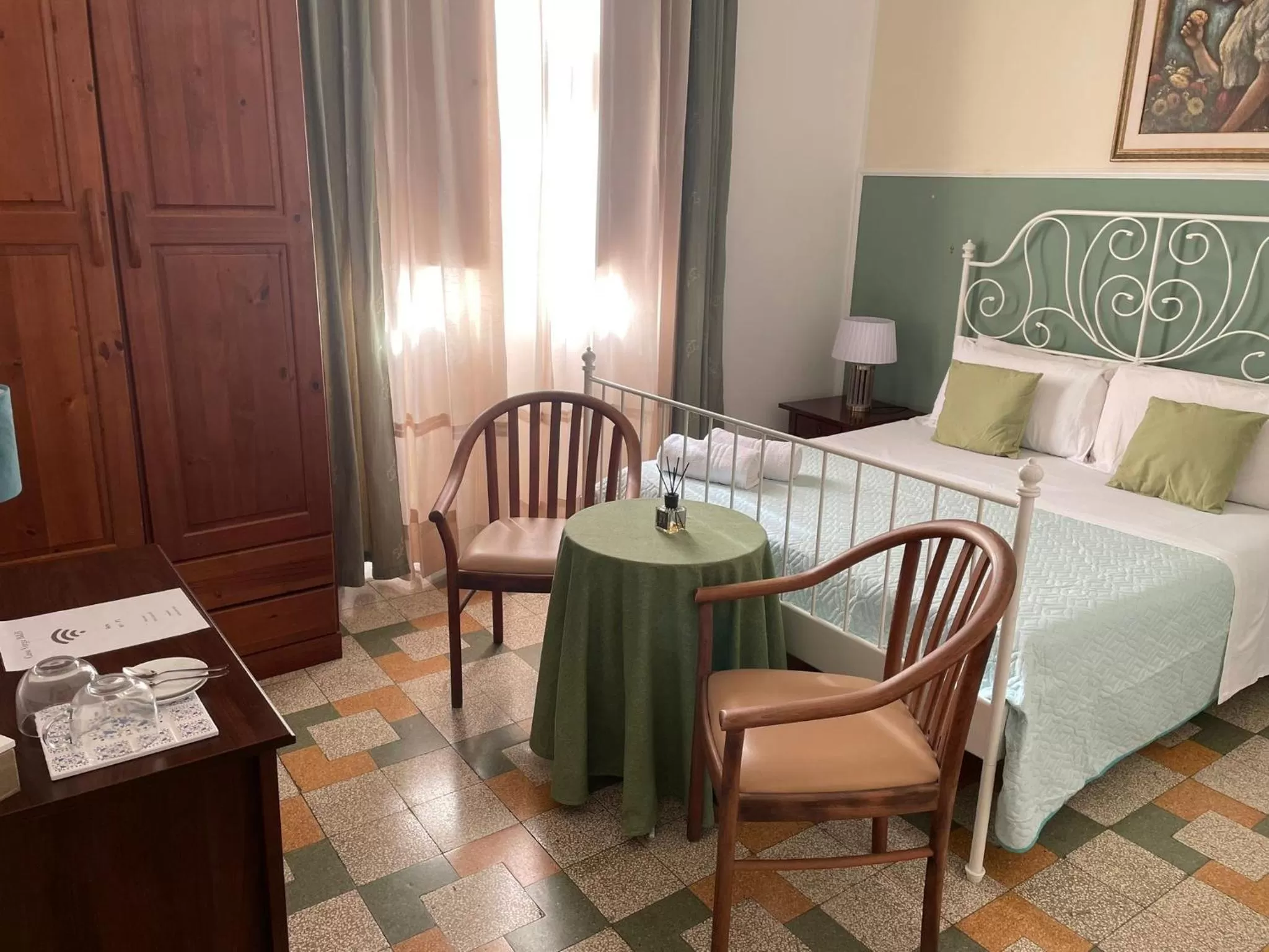 Bed, Seating Area in Casa Verga