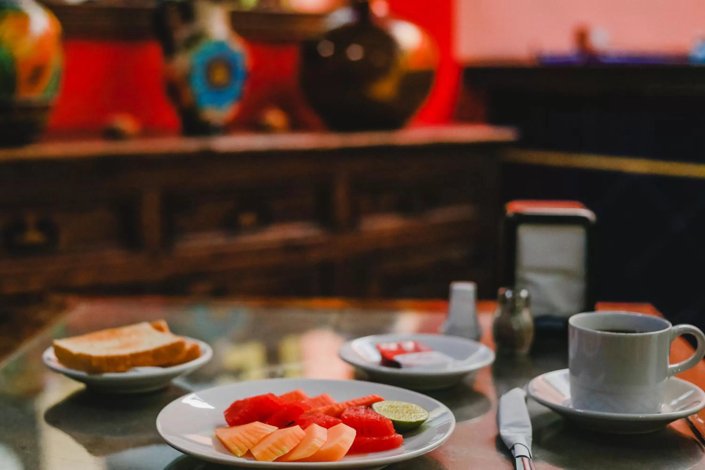 American breakfast in Hotel Colon Merida