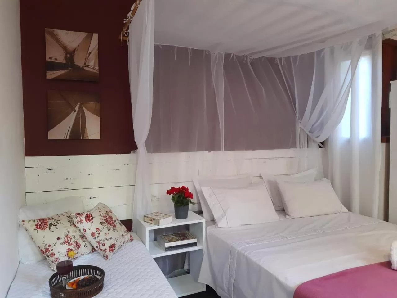 Bed in Magias de Paraty Ecopousada