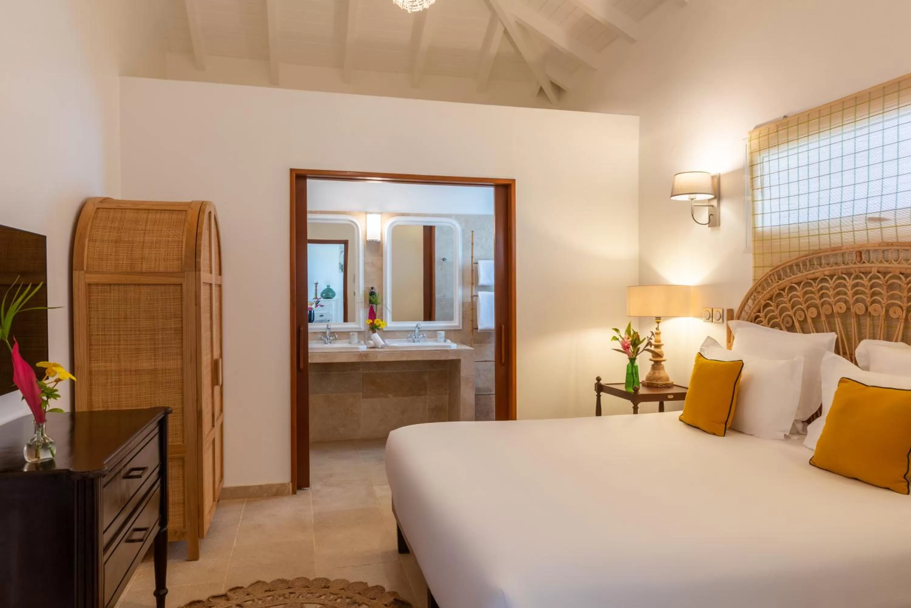 Bedroom, Bed in Habitation Saint Charles - Hôtel de Charme & Spa