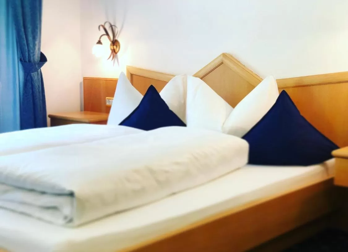 Photo of the whole room, Bed in Hotel Bergkristall