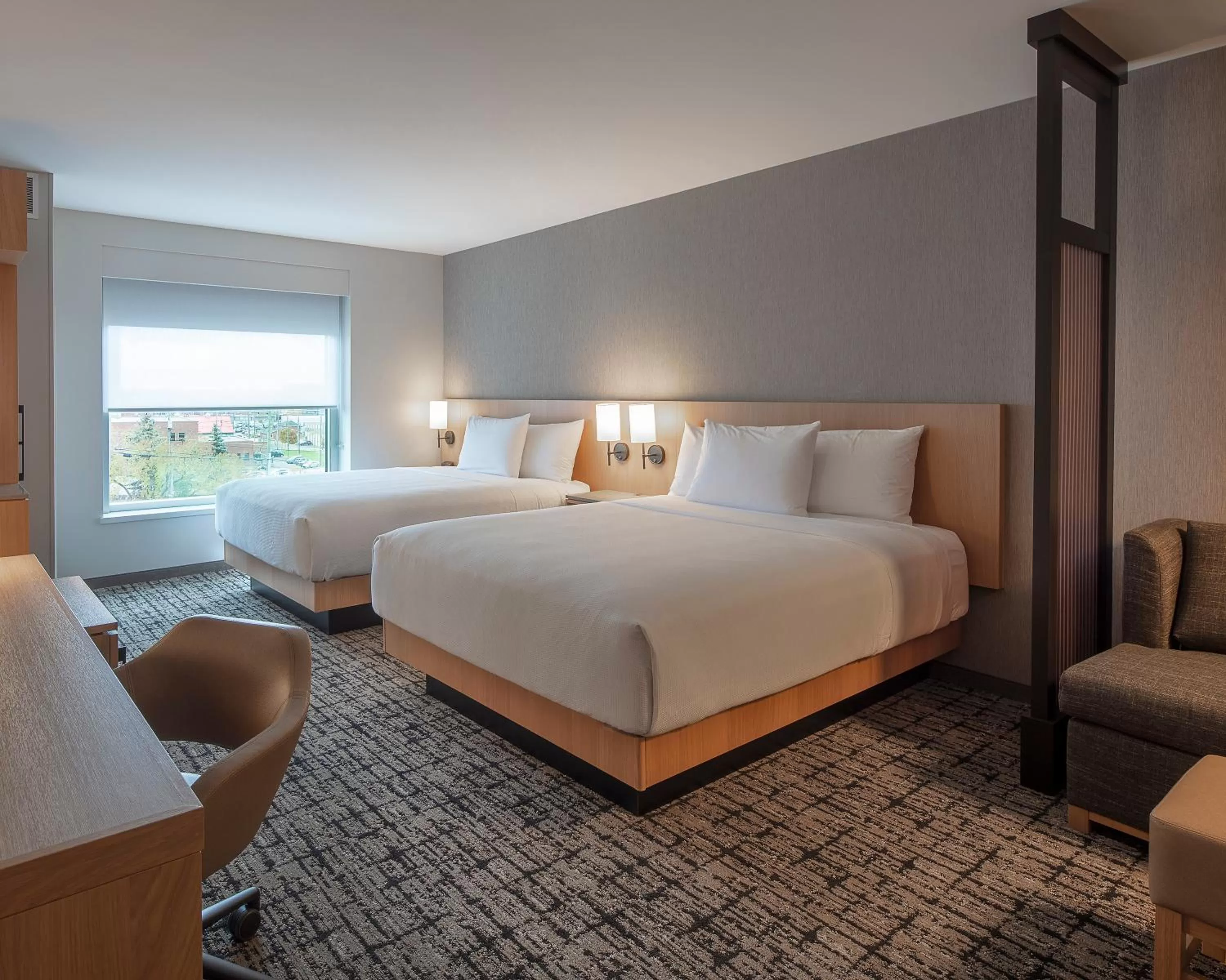 Standard Queen Room with Two Queen Beds and Sofa Bed in Hyatt Place Moncton-Downtown