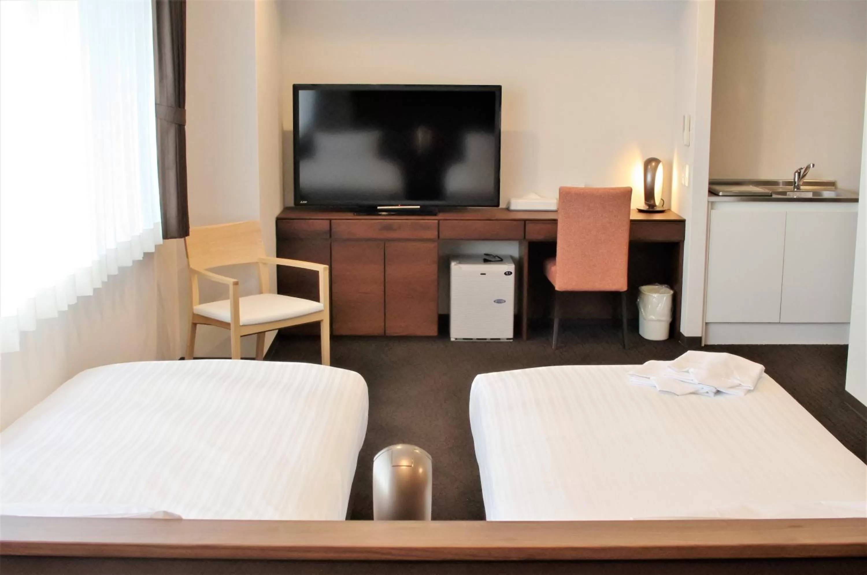Photo of the whole room, Bed in Bande Hotel Osaka