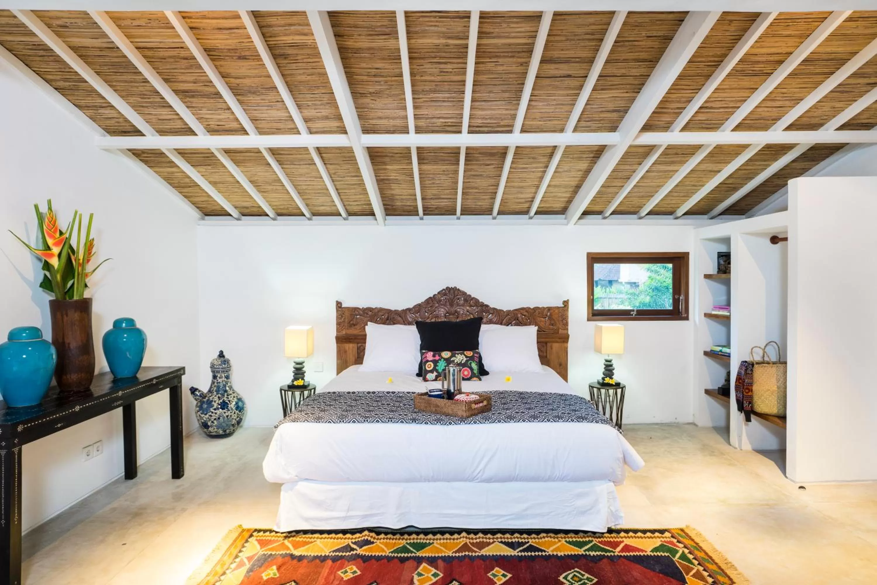 Bedroom, Bed in Calma Ubud Suite & Villas - Rice Fields View, Infinity Pool !