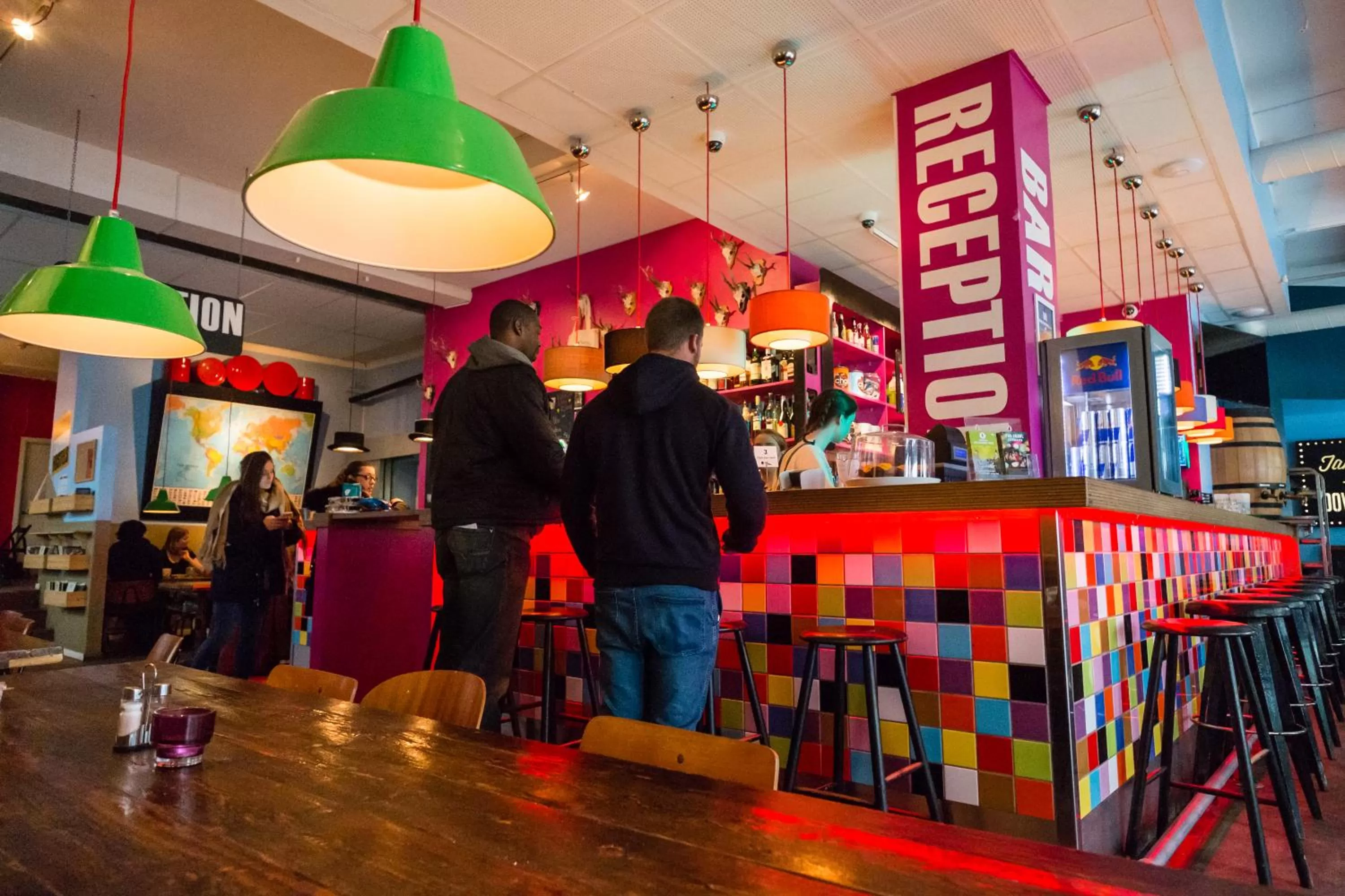 Lobby or reception in Copenhagen Downtown Hostel