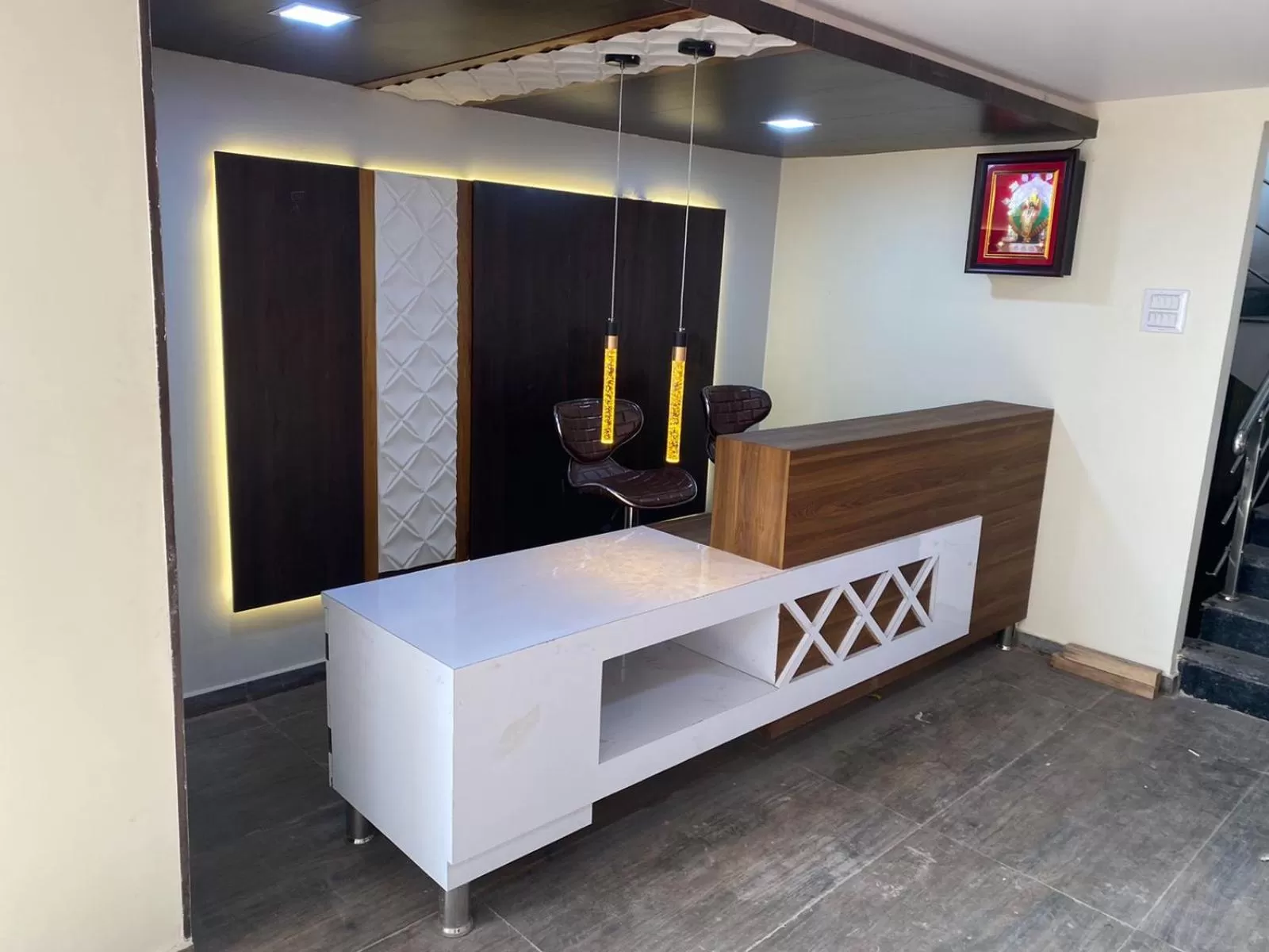 Lobby or reception in Hotel Jurkis, Kolhapur