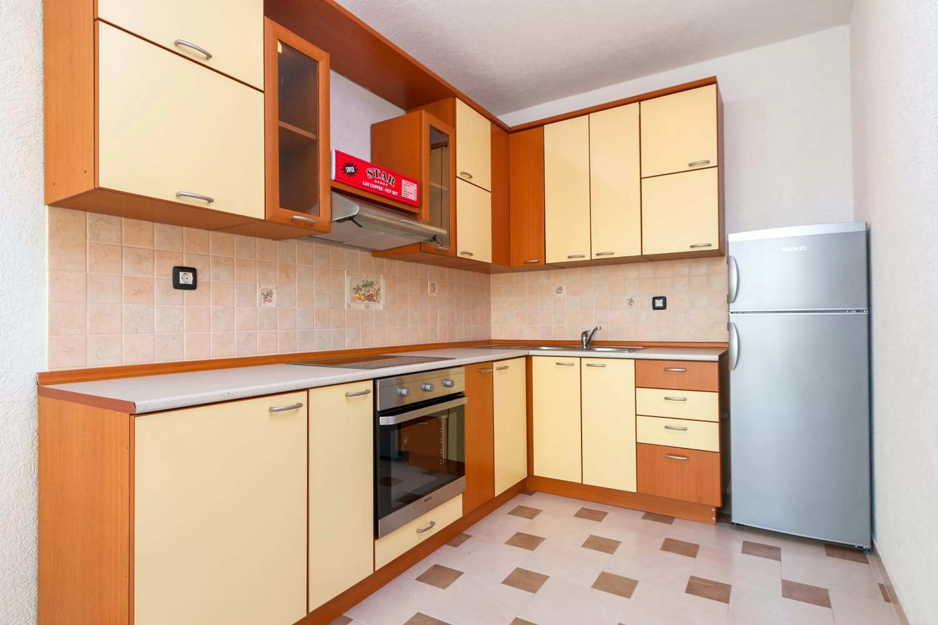 Kitchen or kitchenette in Hotel Green Center Gili