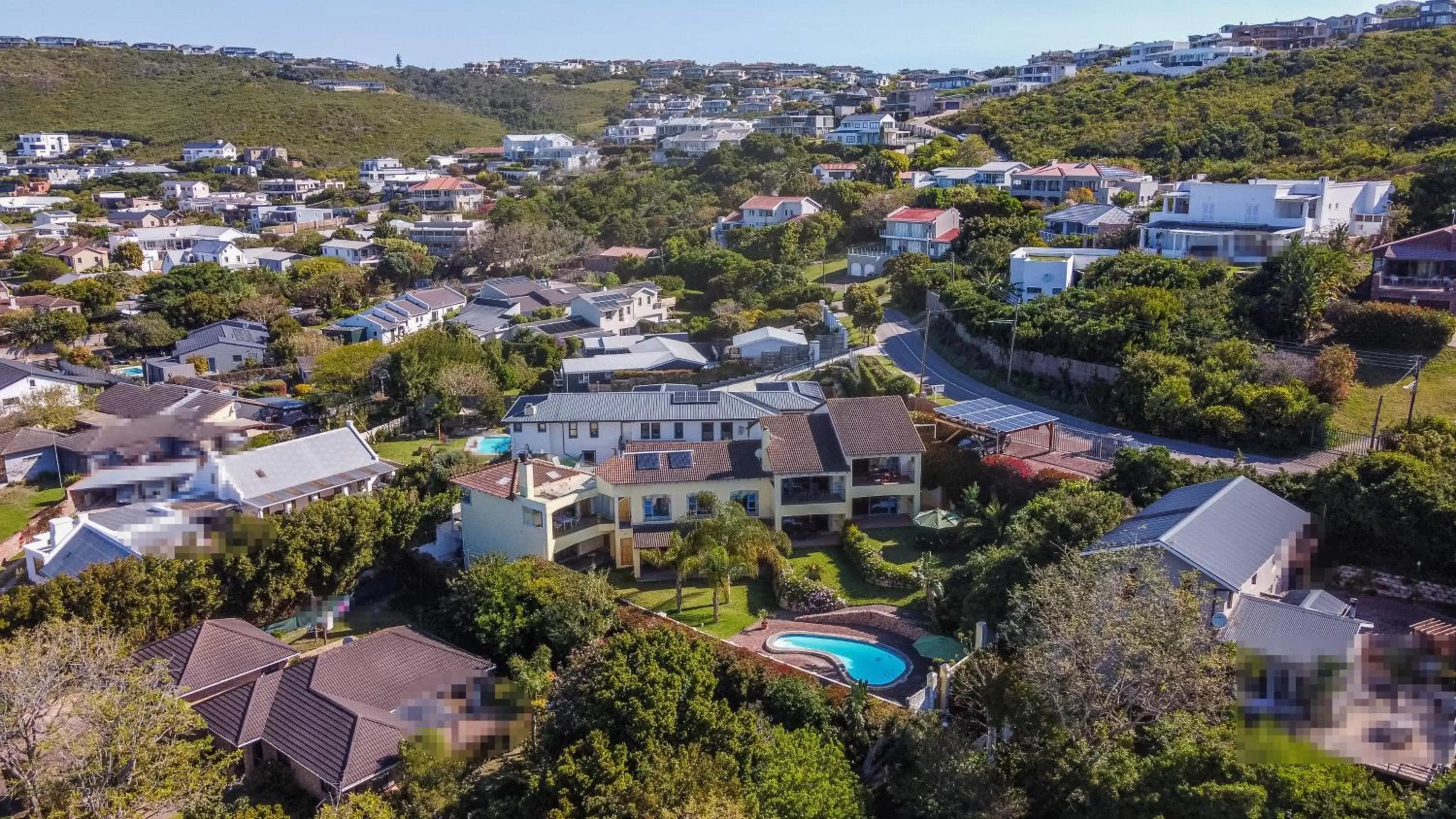 Neighbourhood, Bird's-eye View in Gästehaus Pinkepank