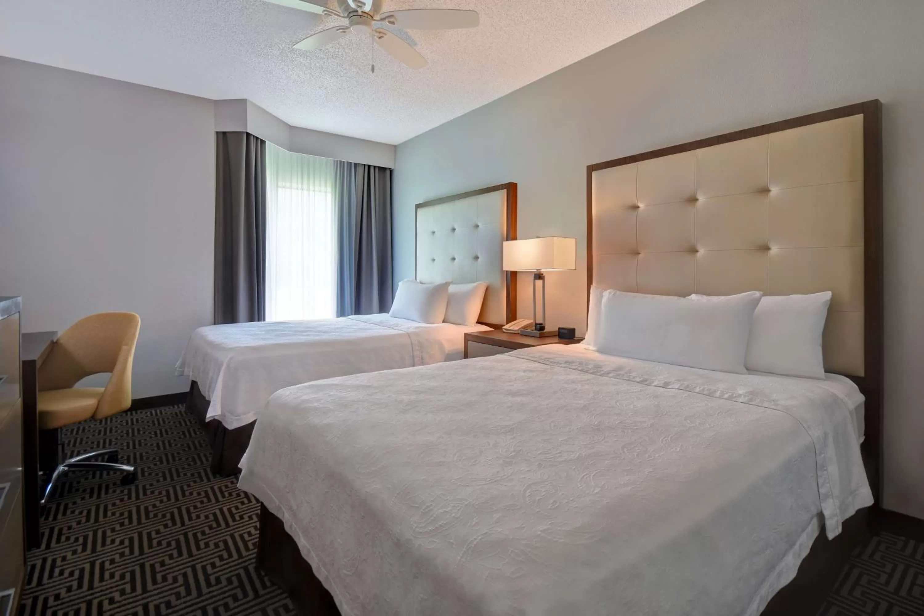 Bed in Homewood Suites By Hilton HOU Intercontinental Airport
