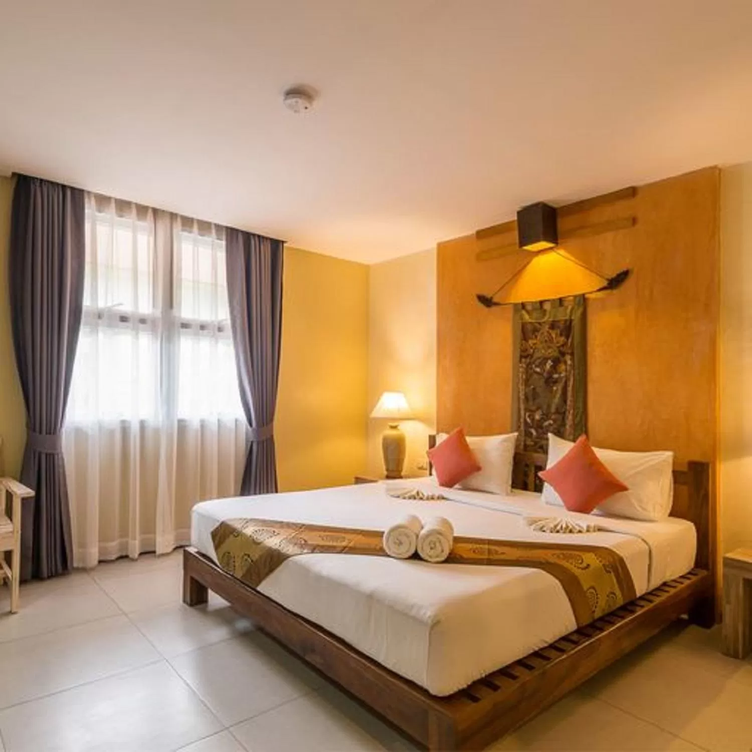 Bedroom, Bed in Baan Ban Dalay