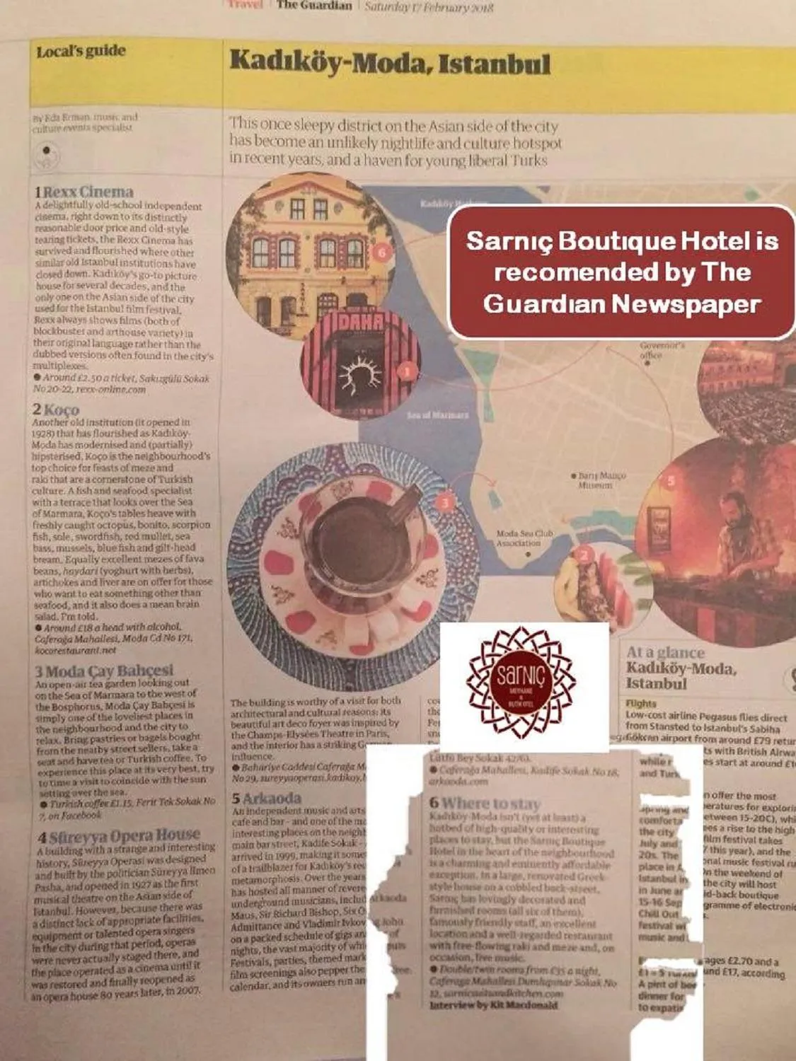 Certificate/Award in Sarnıç Butik Otel