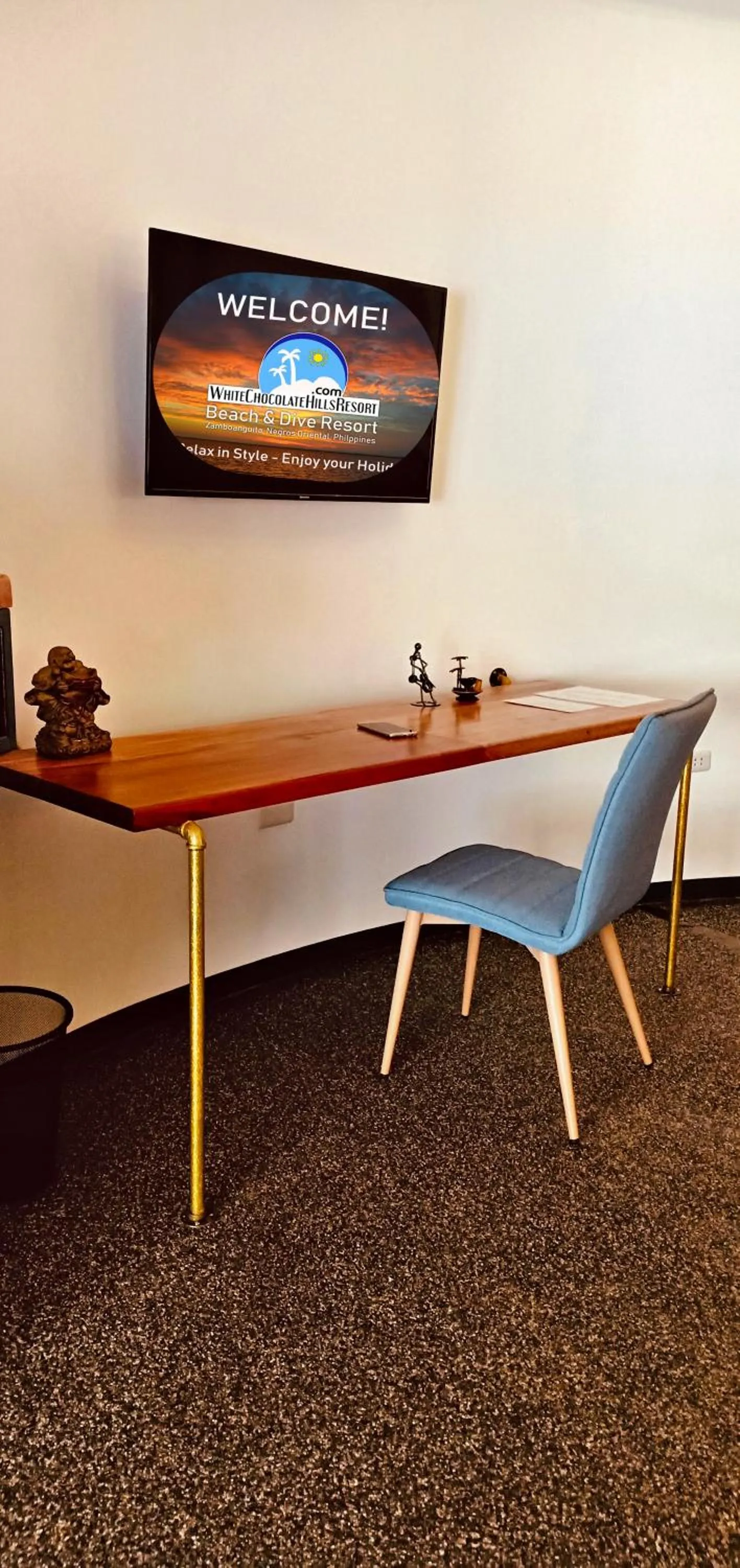 Decorative detail in White Chocolate Hills Resort