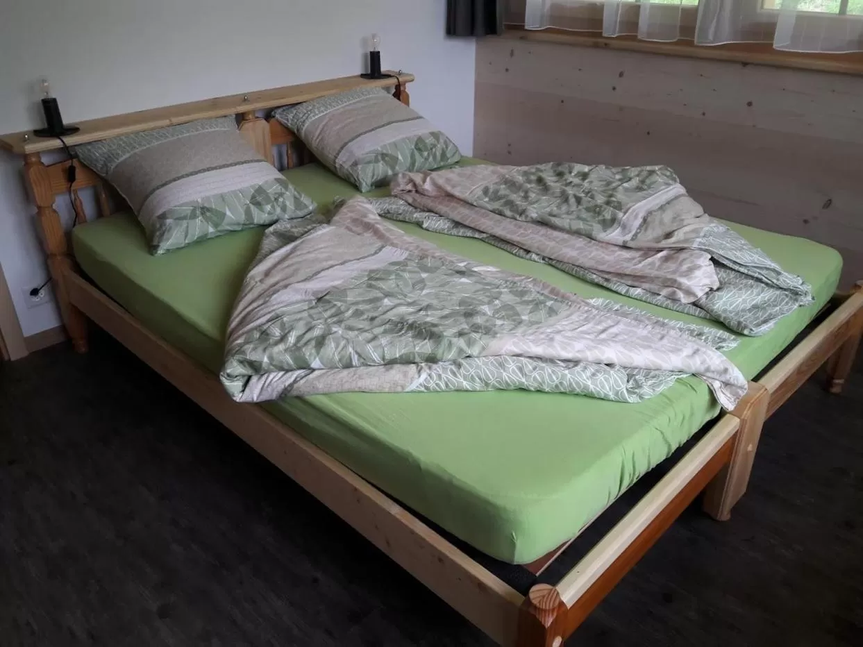 Bed in Ferien in der Bergwelt von Adelboden