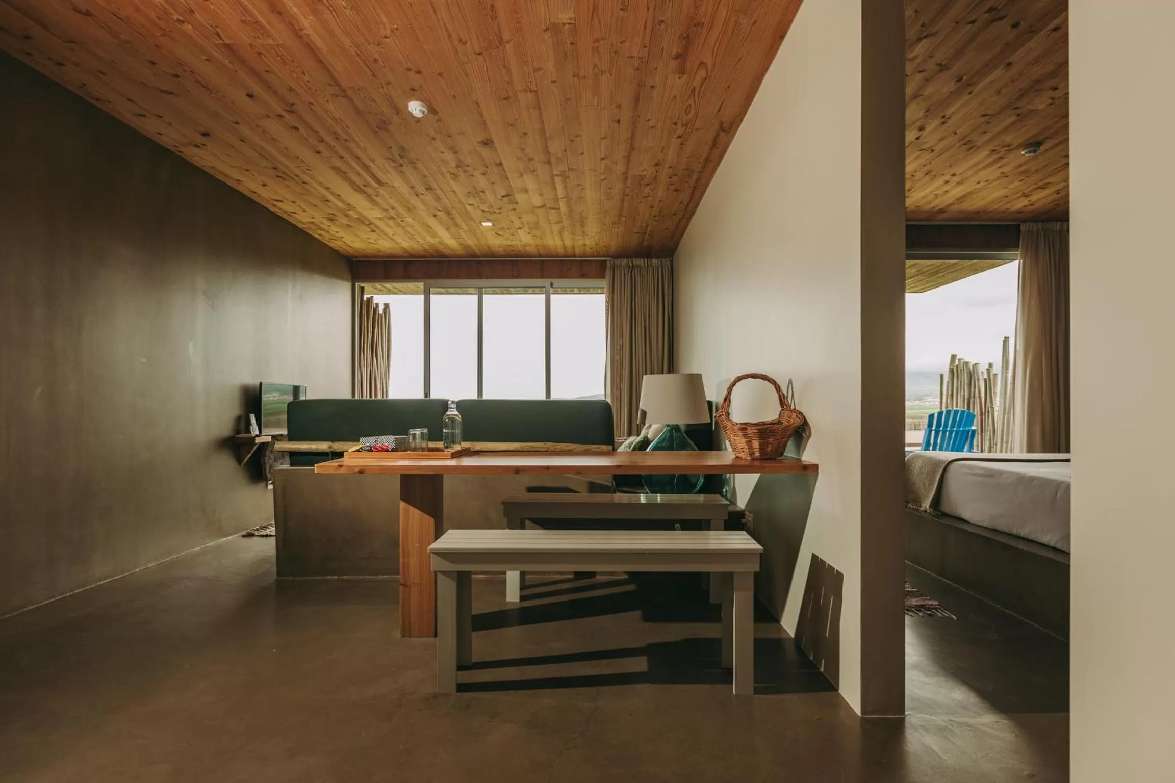 Kitchen or kitchenette in Santa Barbara Eco-Beach Resort