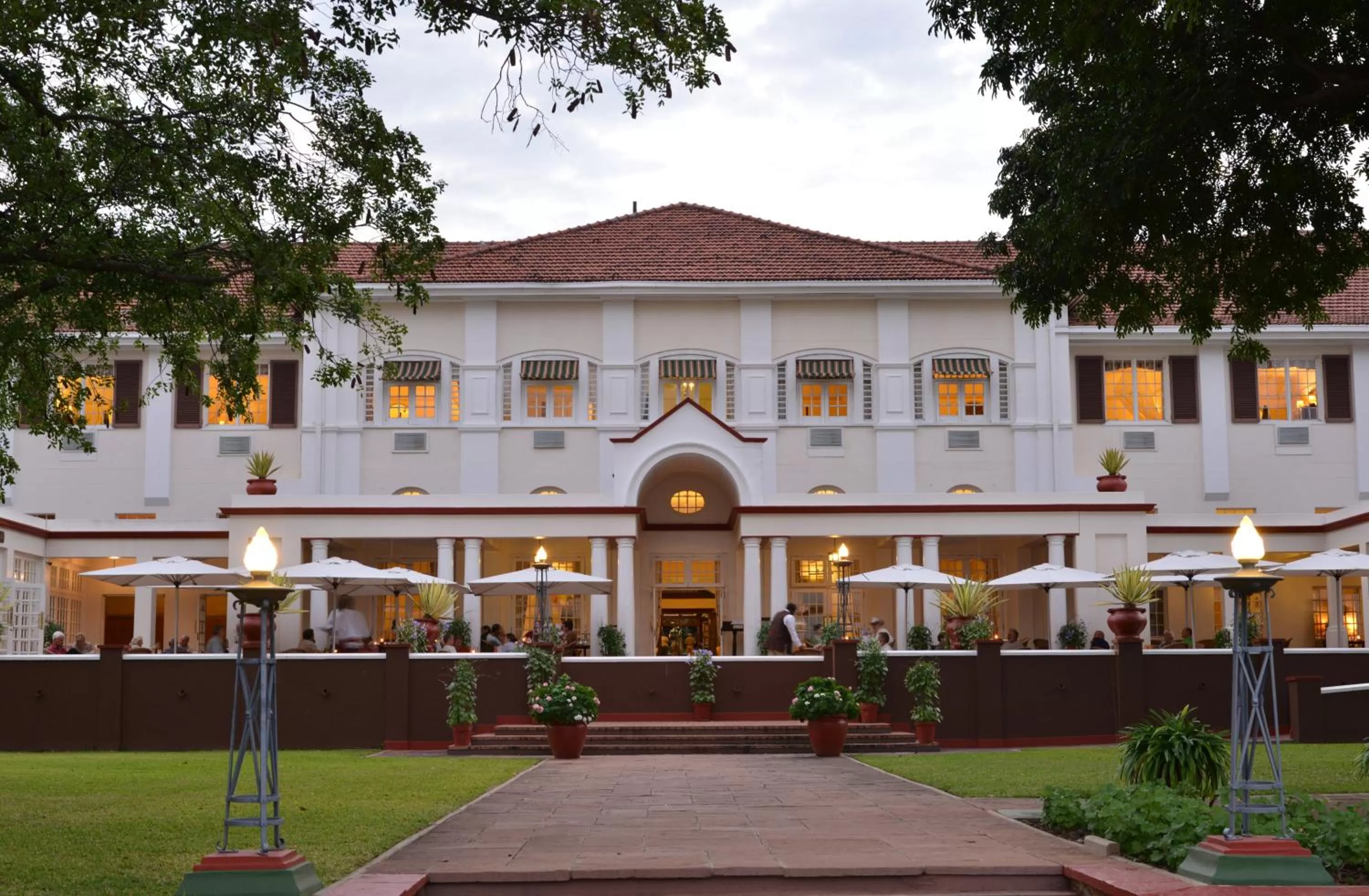 Facade/entrance in The Victoria Falls Hotel