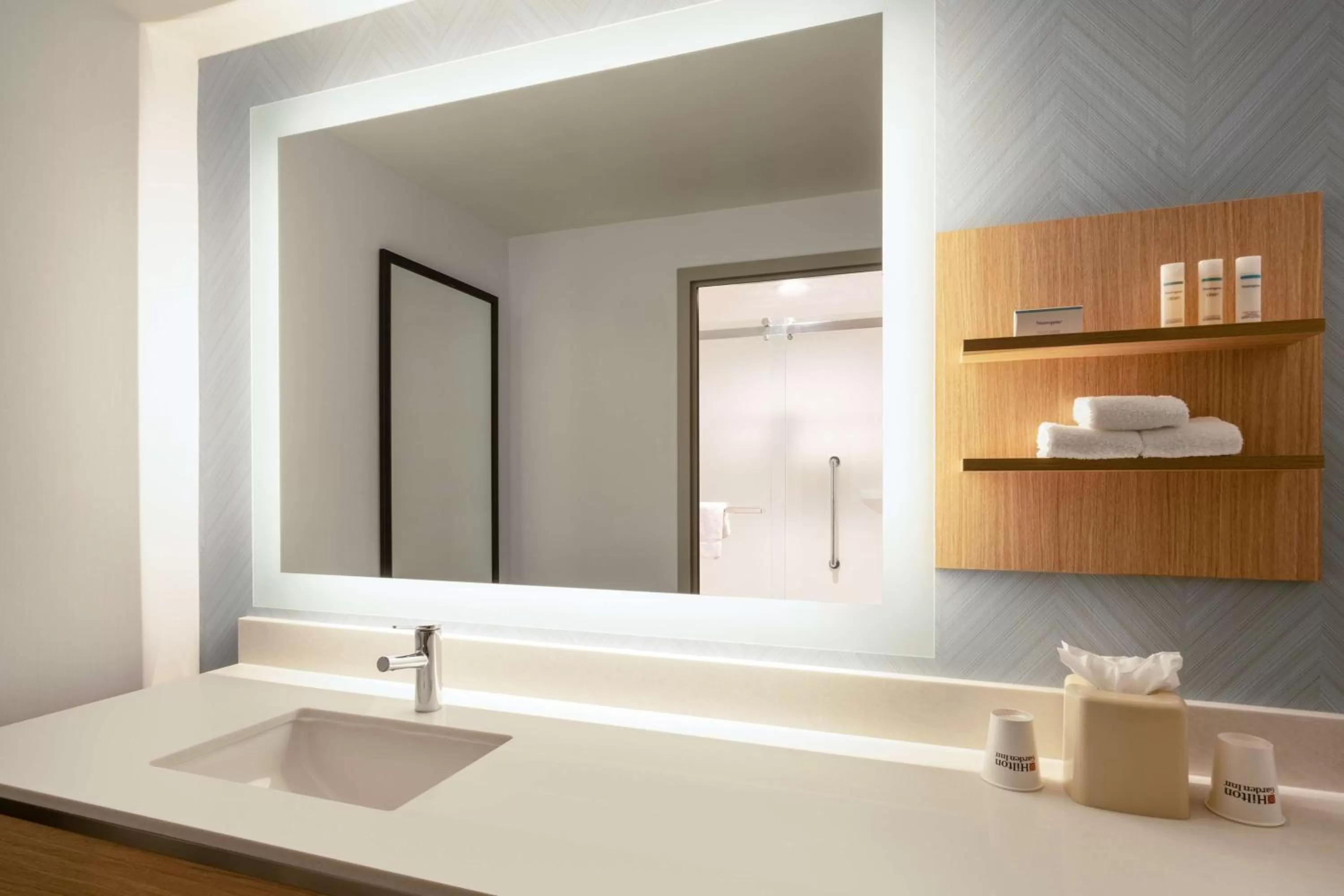 Bathroom in Hilton Garden Inn Jacksonville Ponte Vedra Sawgrass