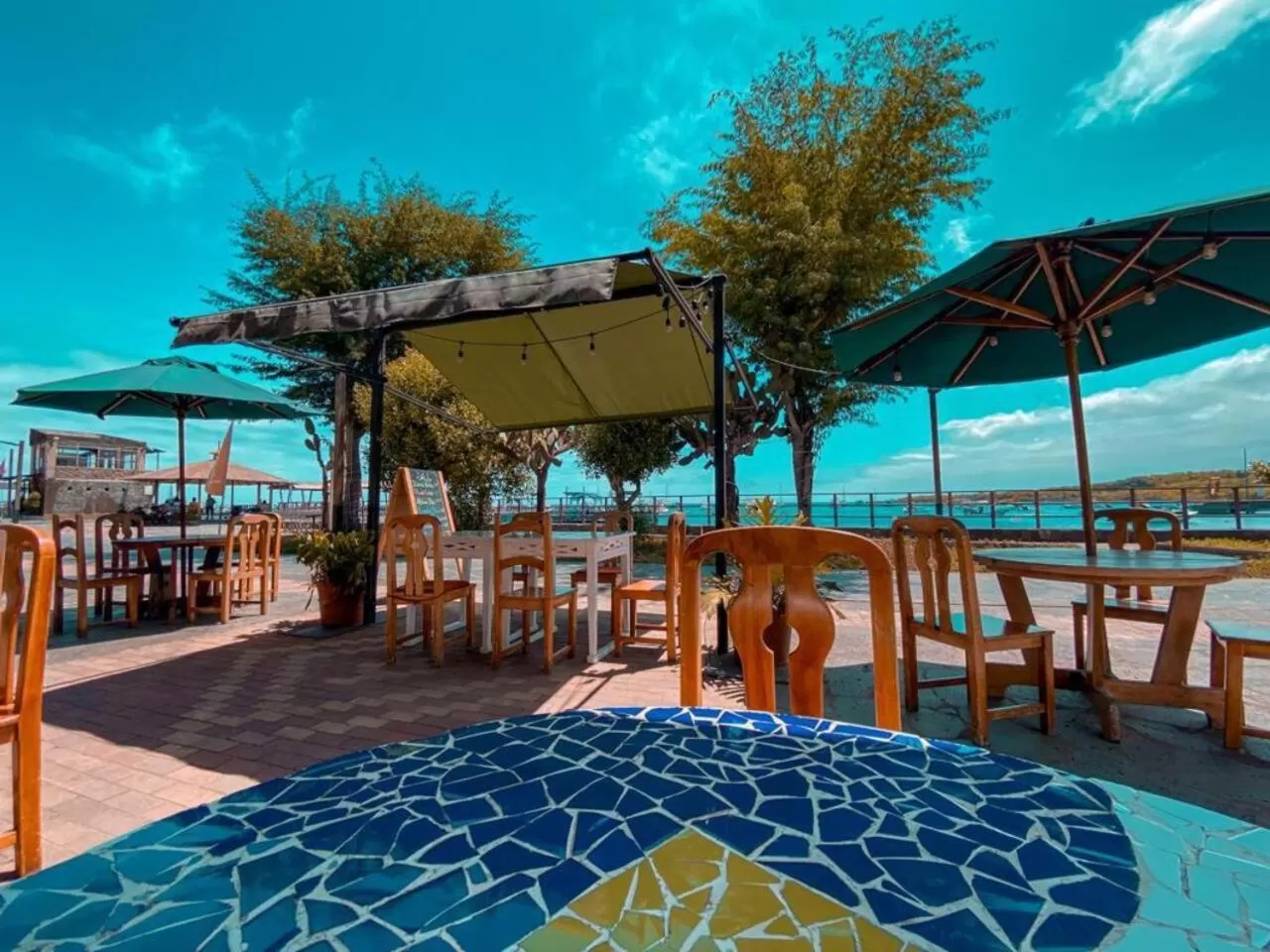 Patio in Hotel Miconia