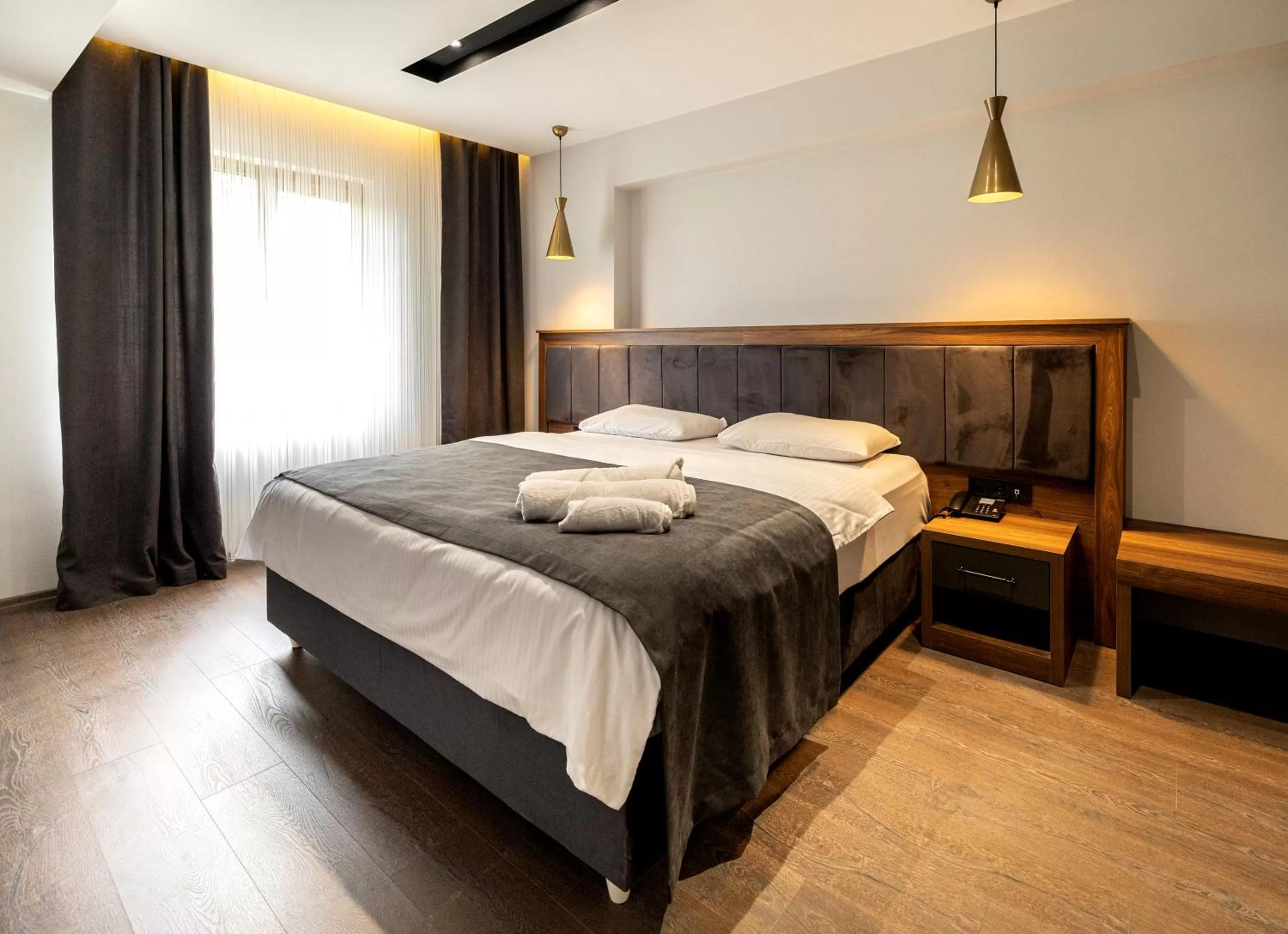 Bed in Türkler Suite Hotel