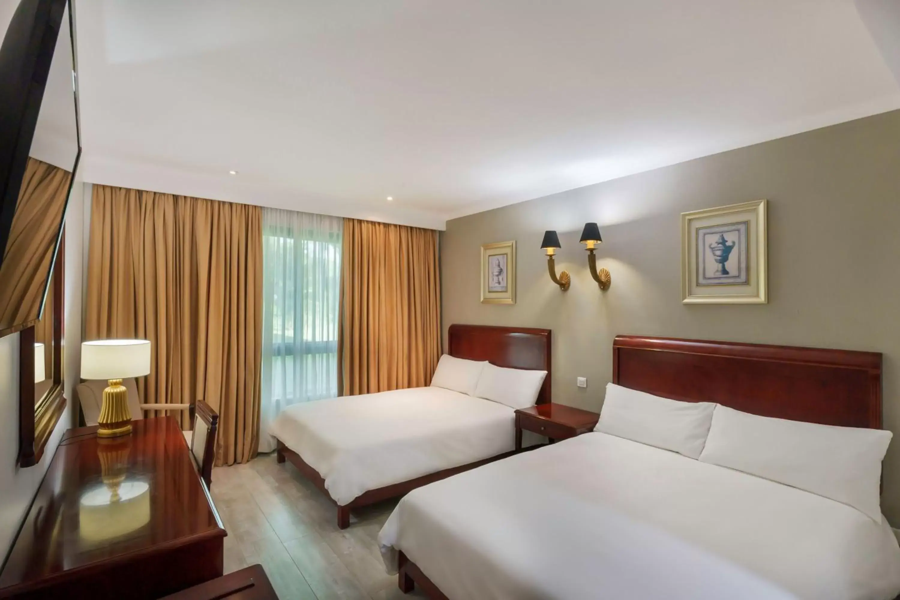 Guest room, 2 Queen, Pool and Garden view - single occupancy in Protea Hotel by Marriott Livingstone Guest room, 2 Queen, Pool and Garden view - single occupancy in Protea Hotel by Marriott Livingstone