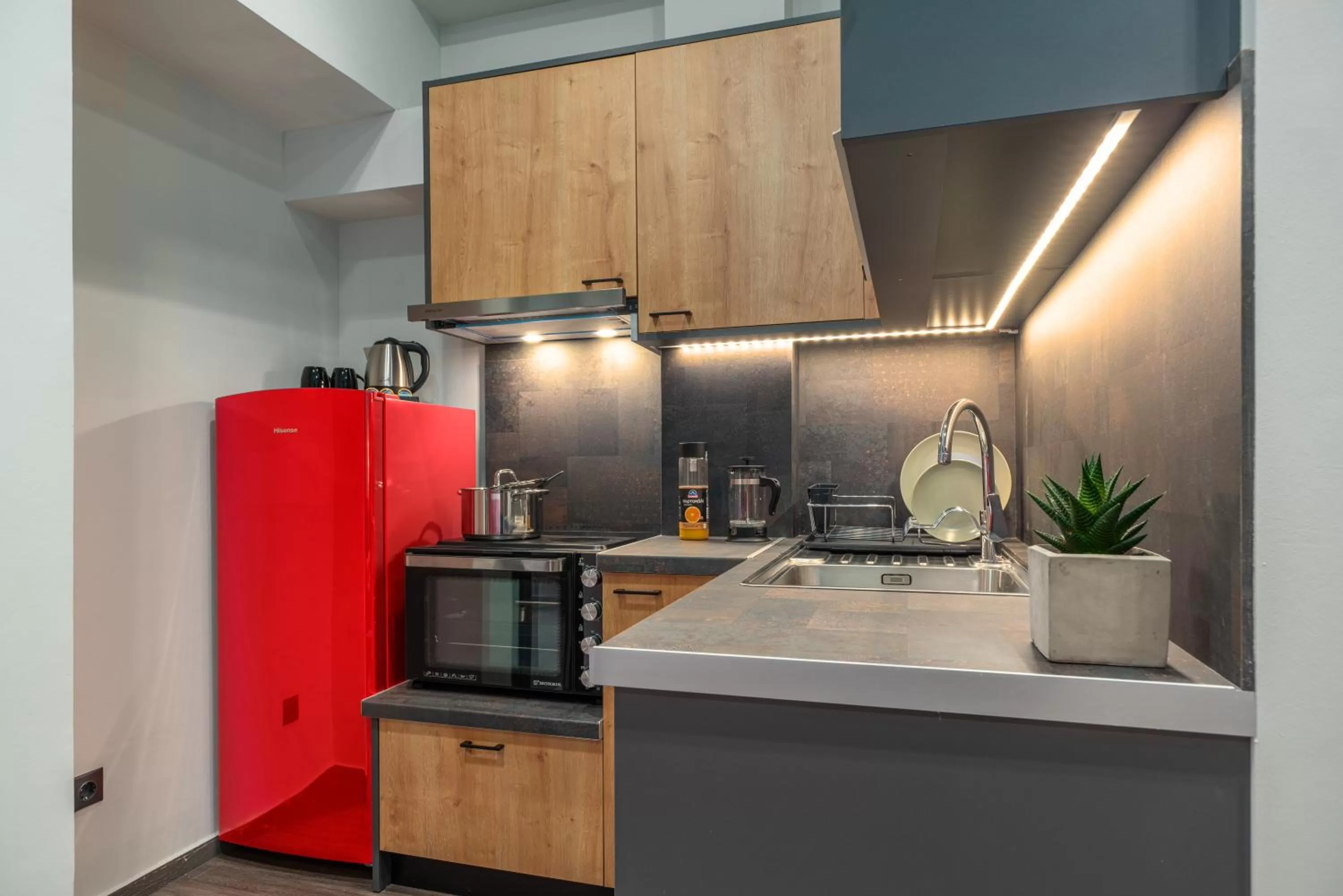 Kitchen or kitchenette in Exarchia House Project