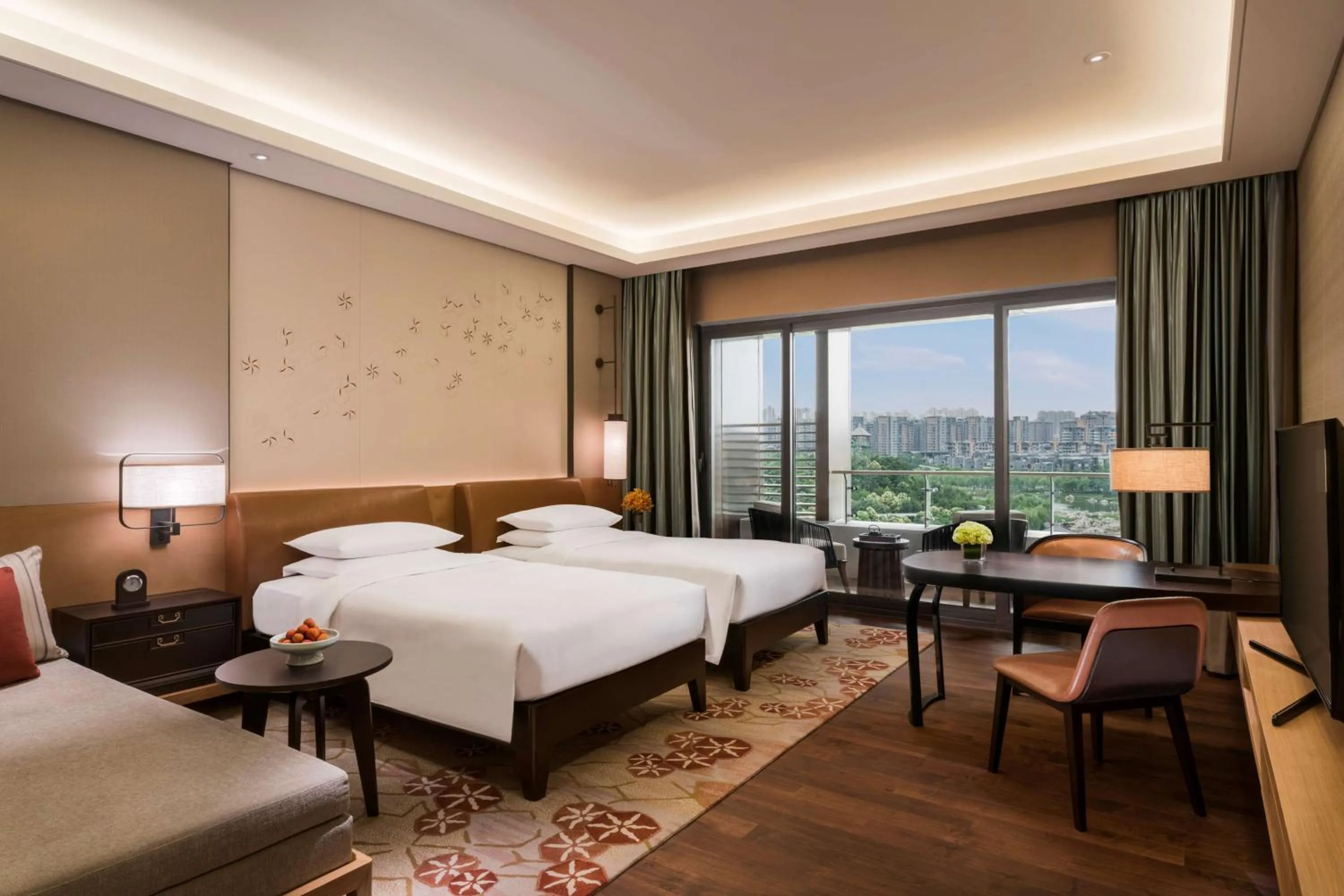 Photo of the whole room, Bed in Hyatt Regency Xi'an