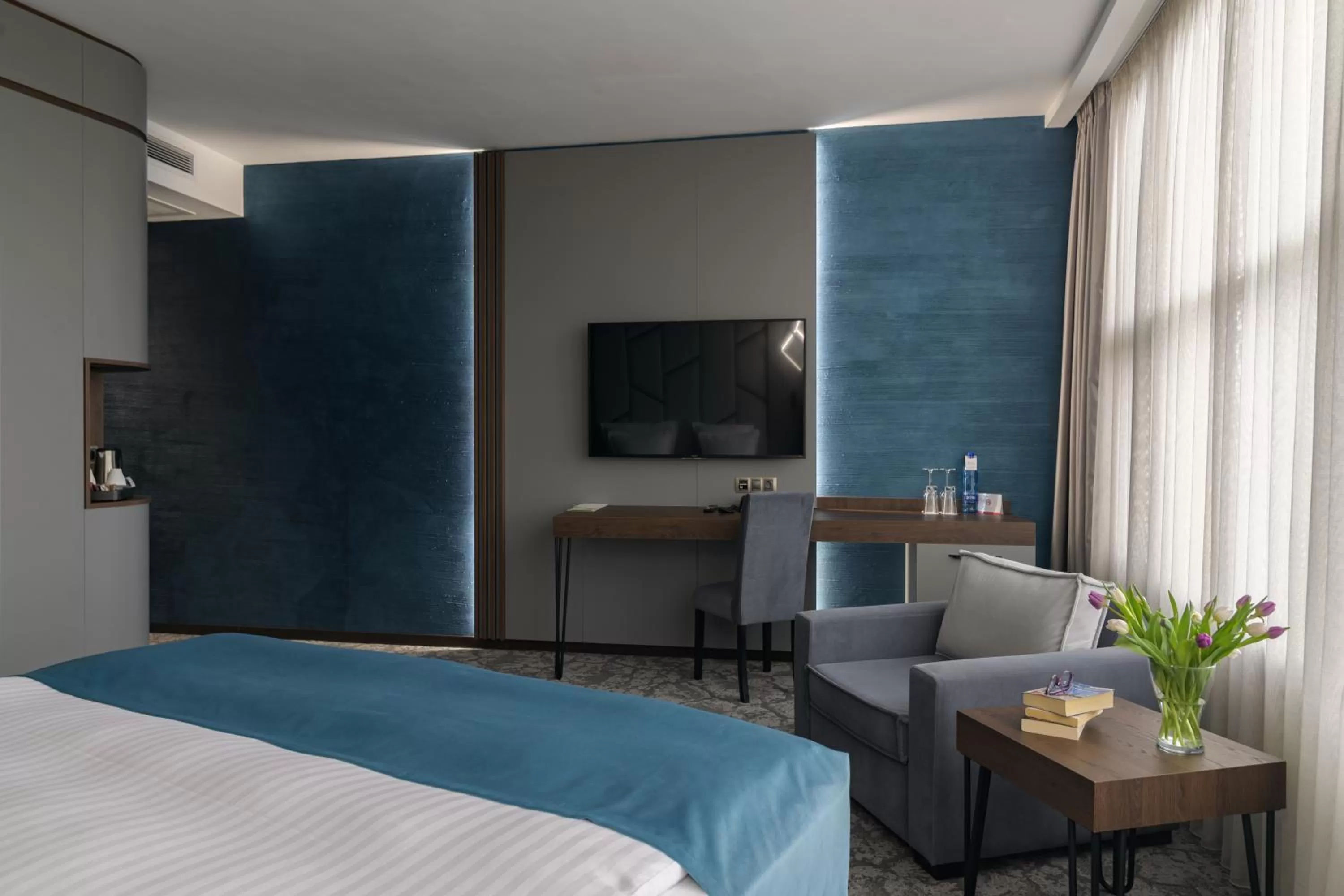 Bed in Rosslyn Dimyat Hotel Varna