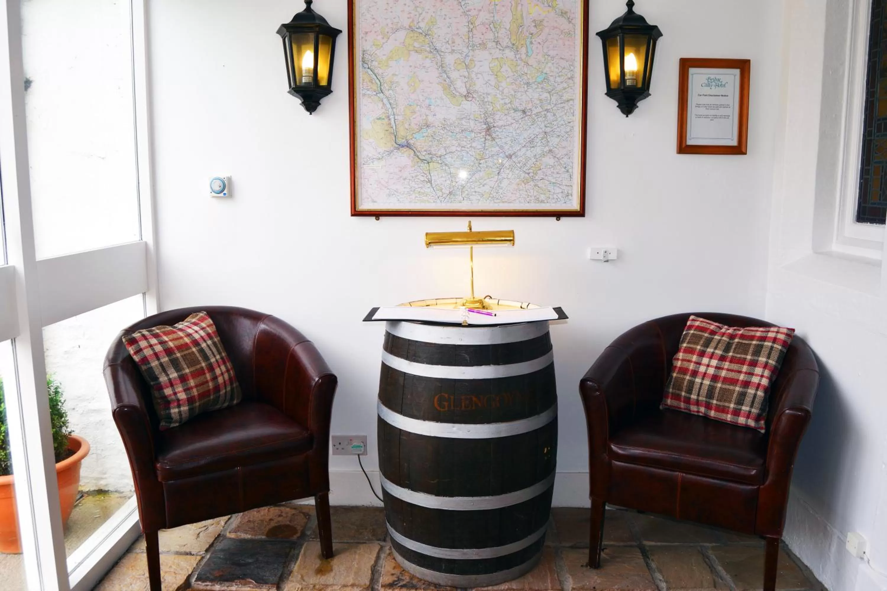 Lobby or reception in Bridge of Cally Hotel