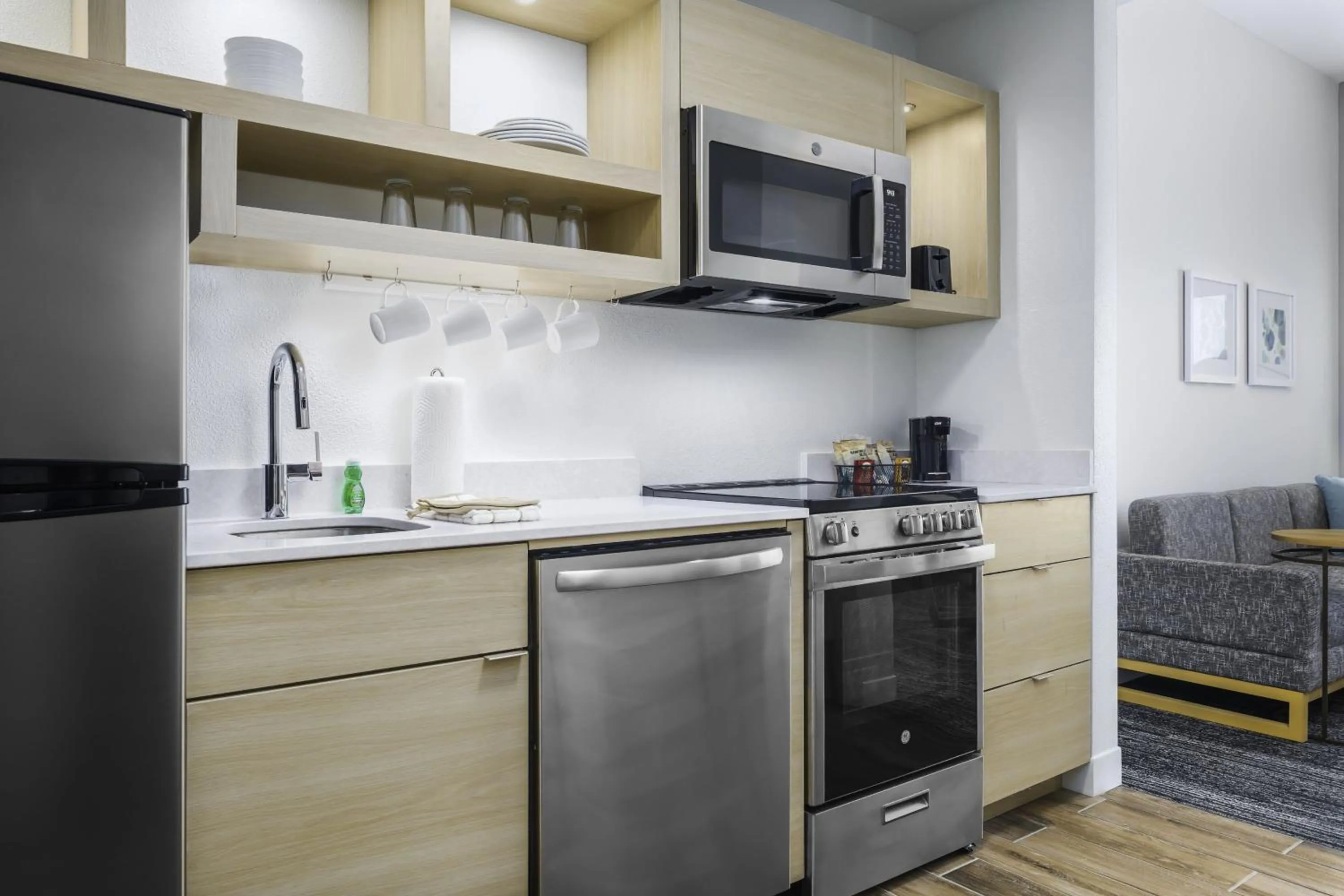 Kitchen or kitchenette in TownePlace Suites by Marriott San Antonio Universal City, Live Oak