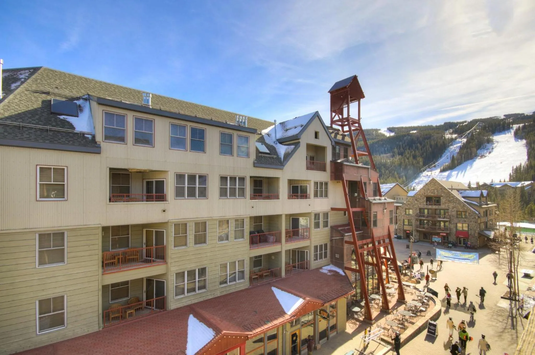 Balcony/Terrace, Property Building in River Run Village by Keystone Resort