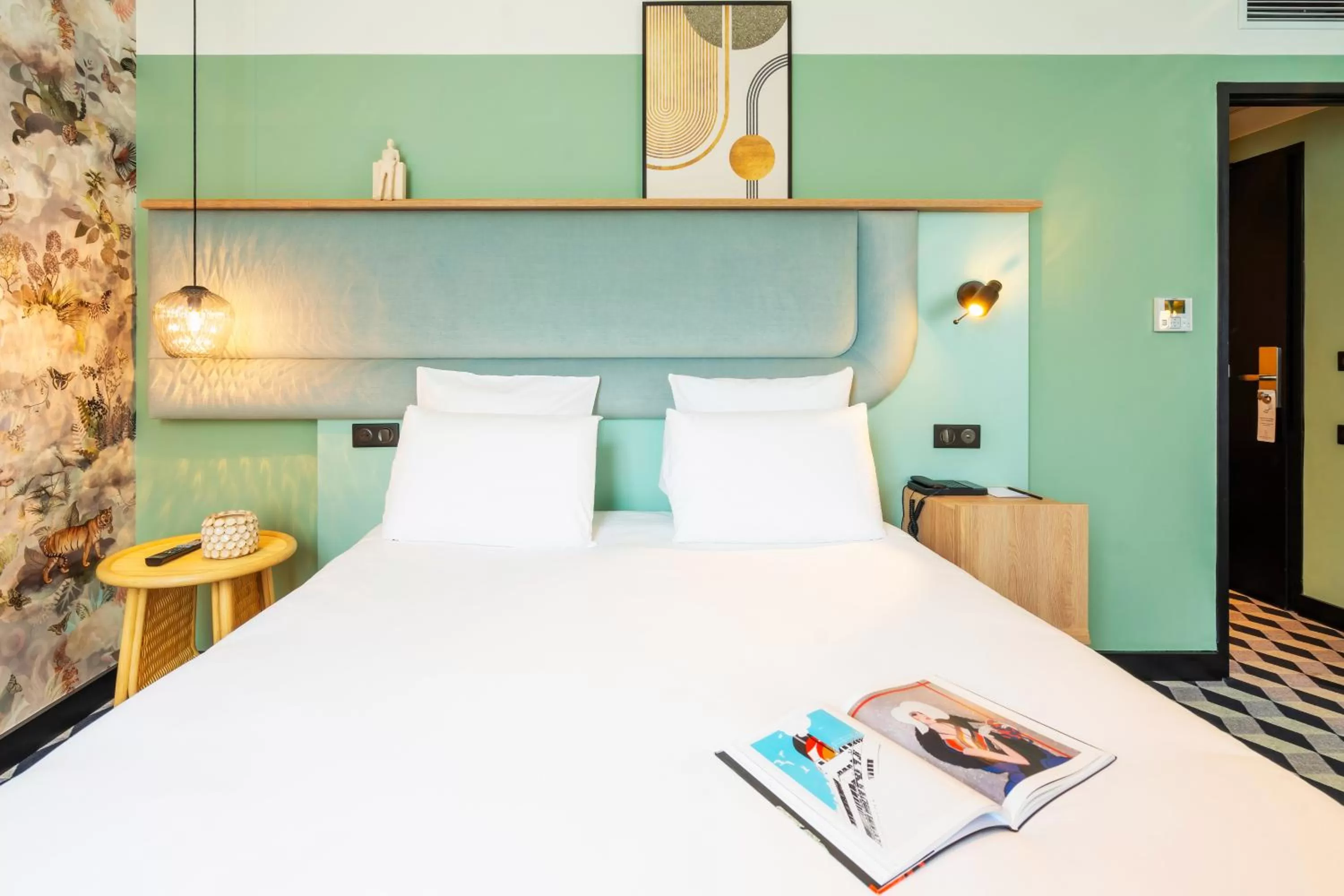 Bedroom, Bed in Le Splendid Hotel Lac D'Annecy - Handwritten Collection