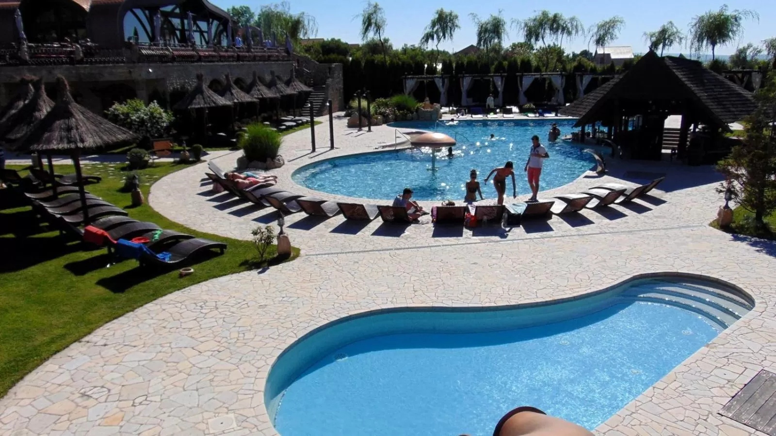 Swimming pool in Castel Transilvania
