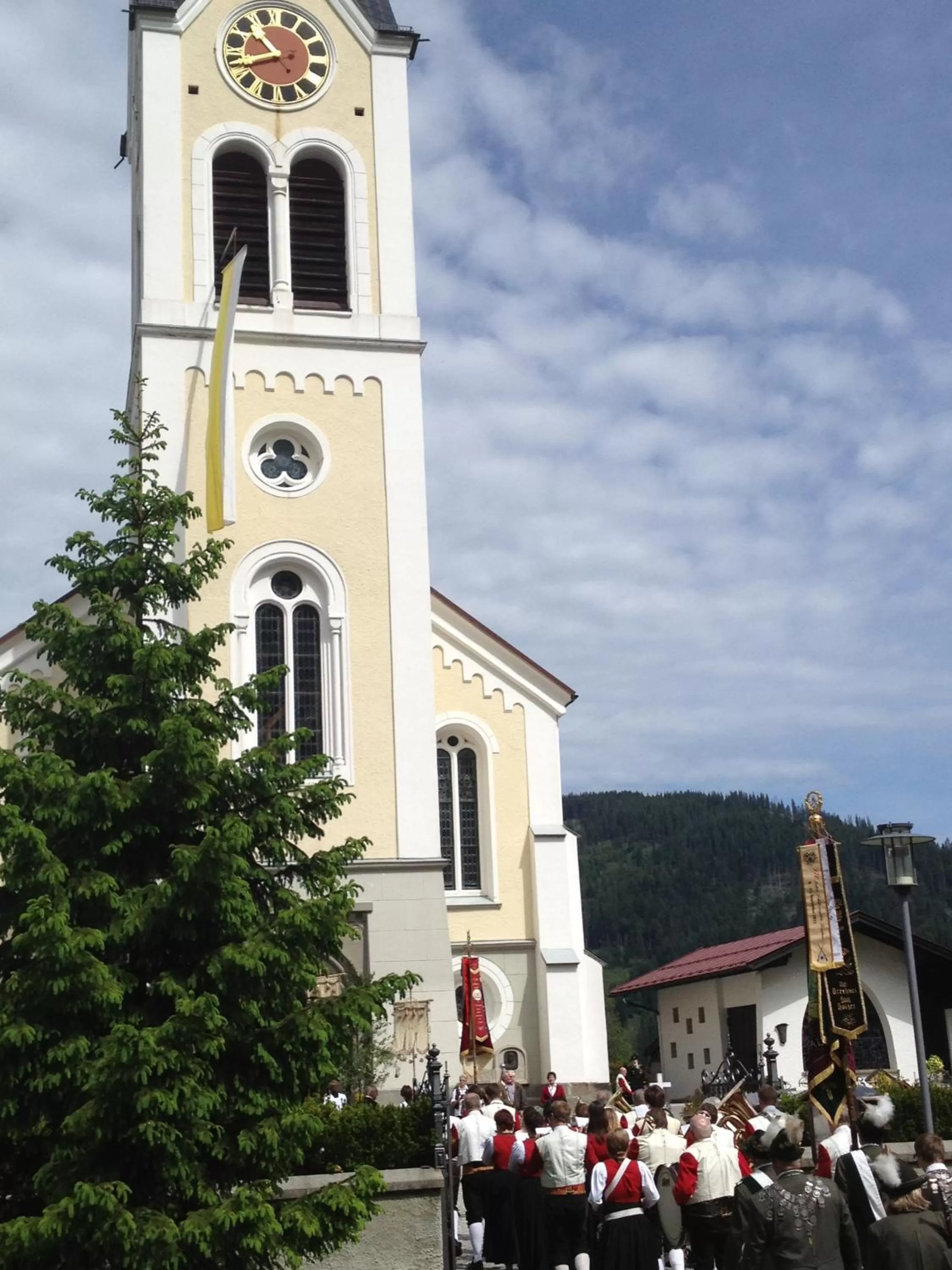 View (from property/room), Property Building in Hotel Riezler Hof