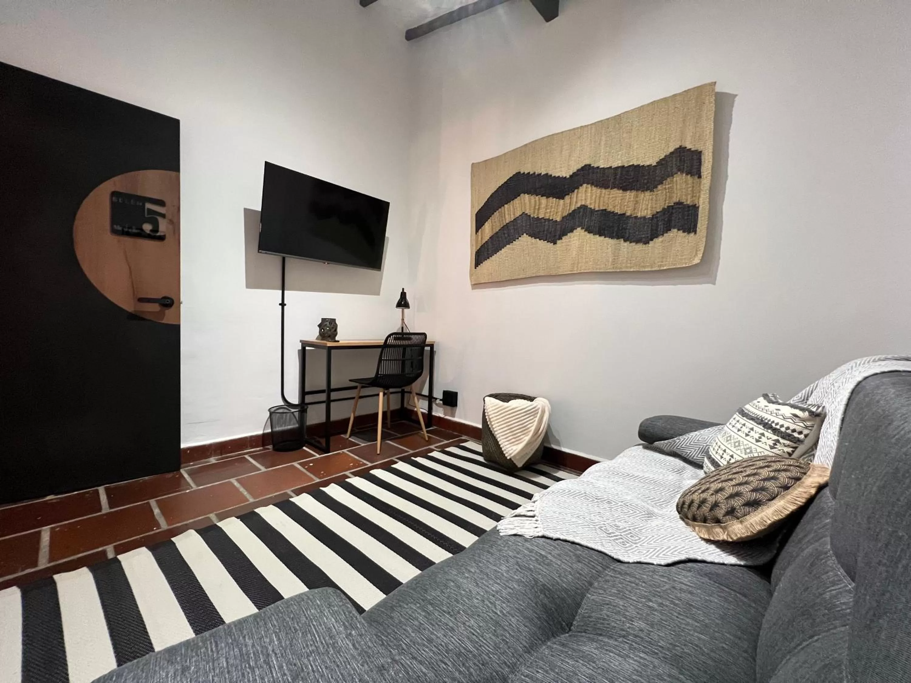 Seating area in Casa Medallo