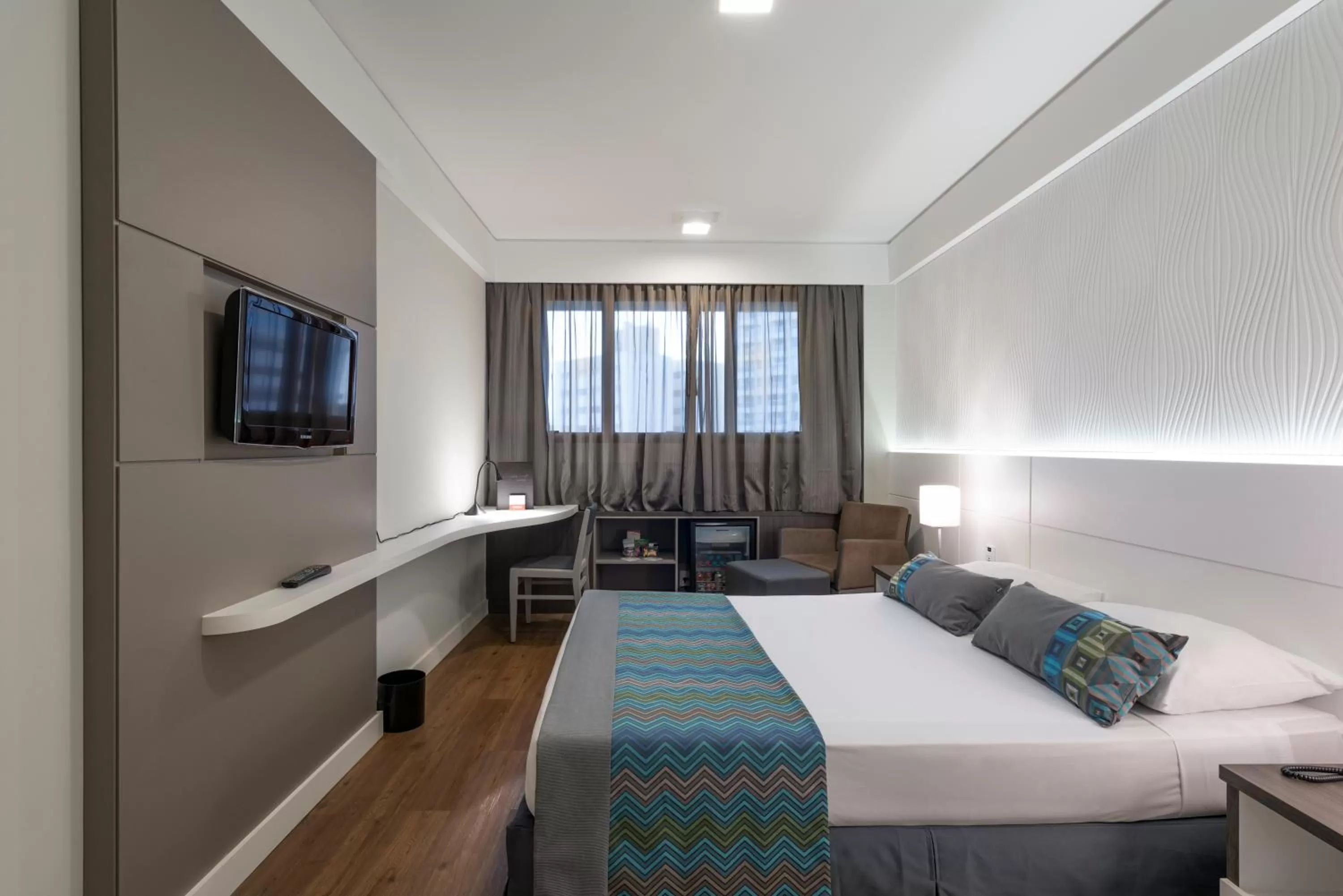 TV and multimedia, Bed in Monreale Plus Midtown Campinas