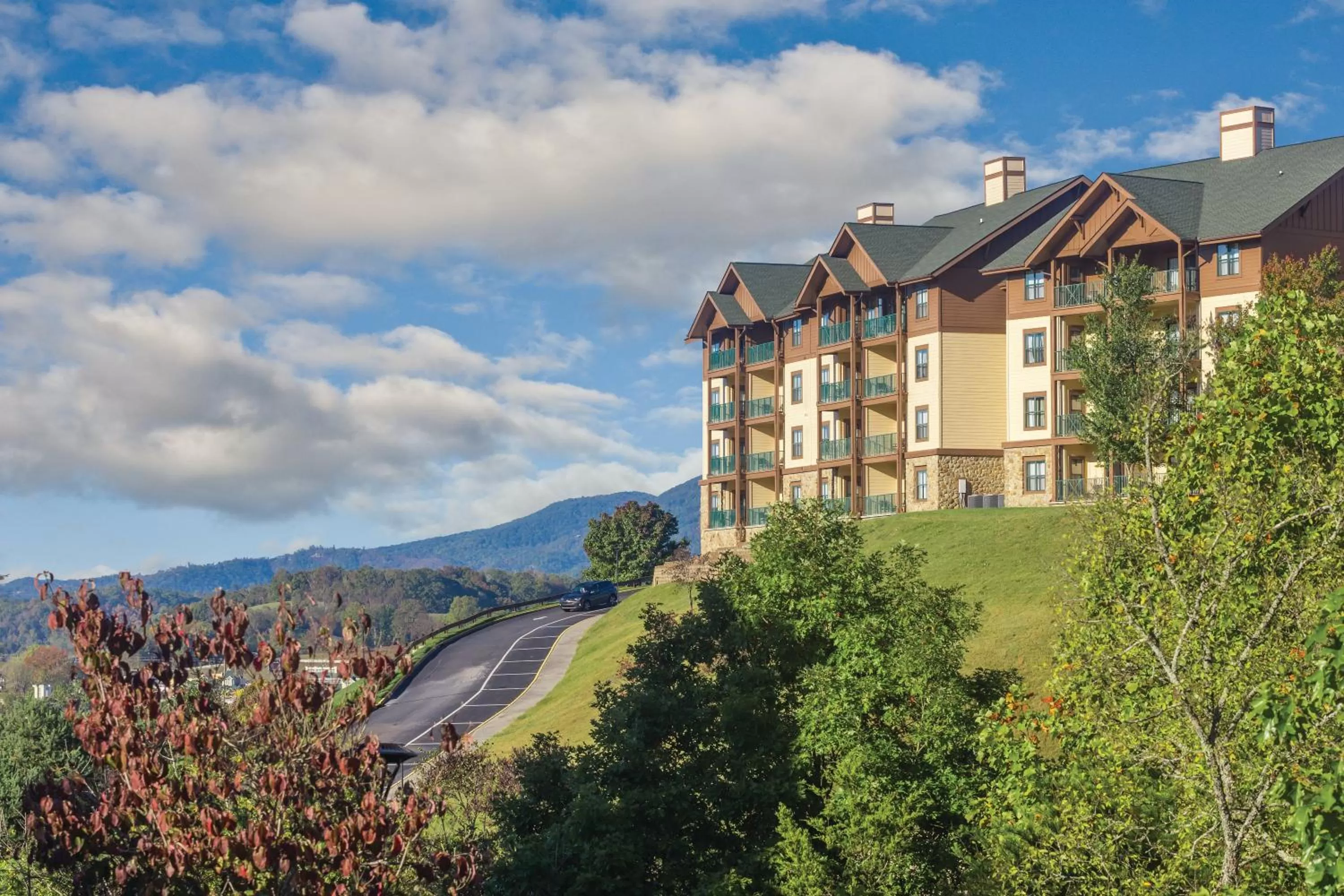 Property building in Club Wyndham Smoky Mountains