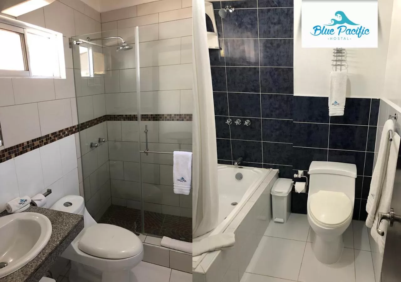 Bathroom in Hostal Blue Pacific