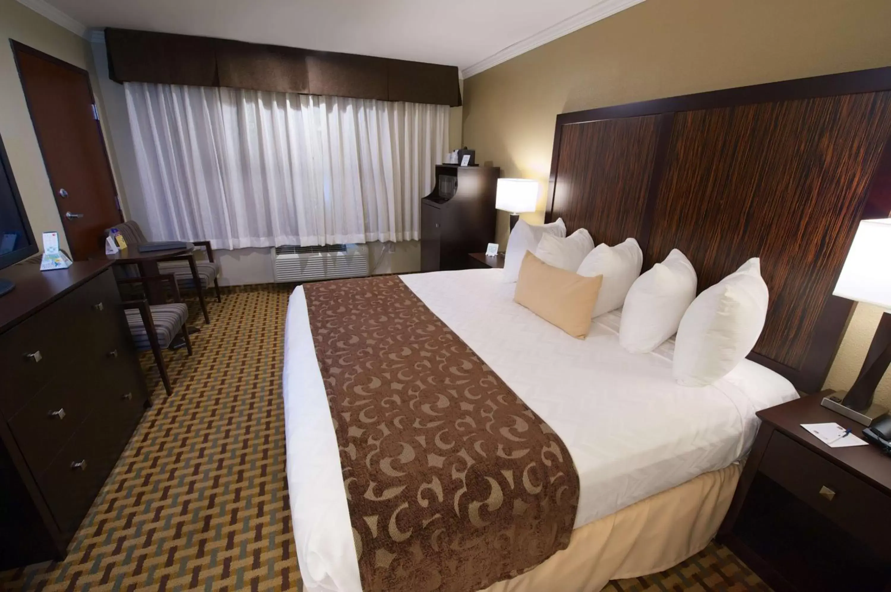 King Room with Roll-In Shower - Disability Access in Best Western Plus Orchid Hotel & Suites King Room with Roll-In Shower - Disability Access in Best Western Plus Orchid Hotel & Suites