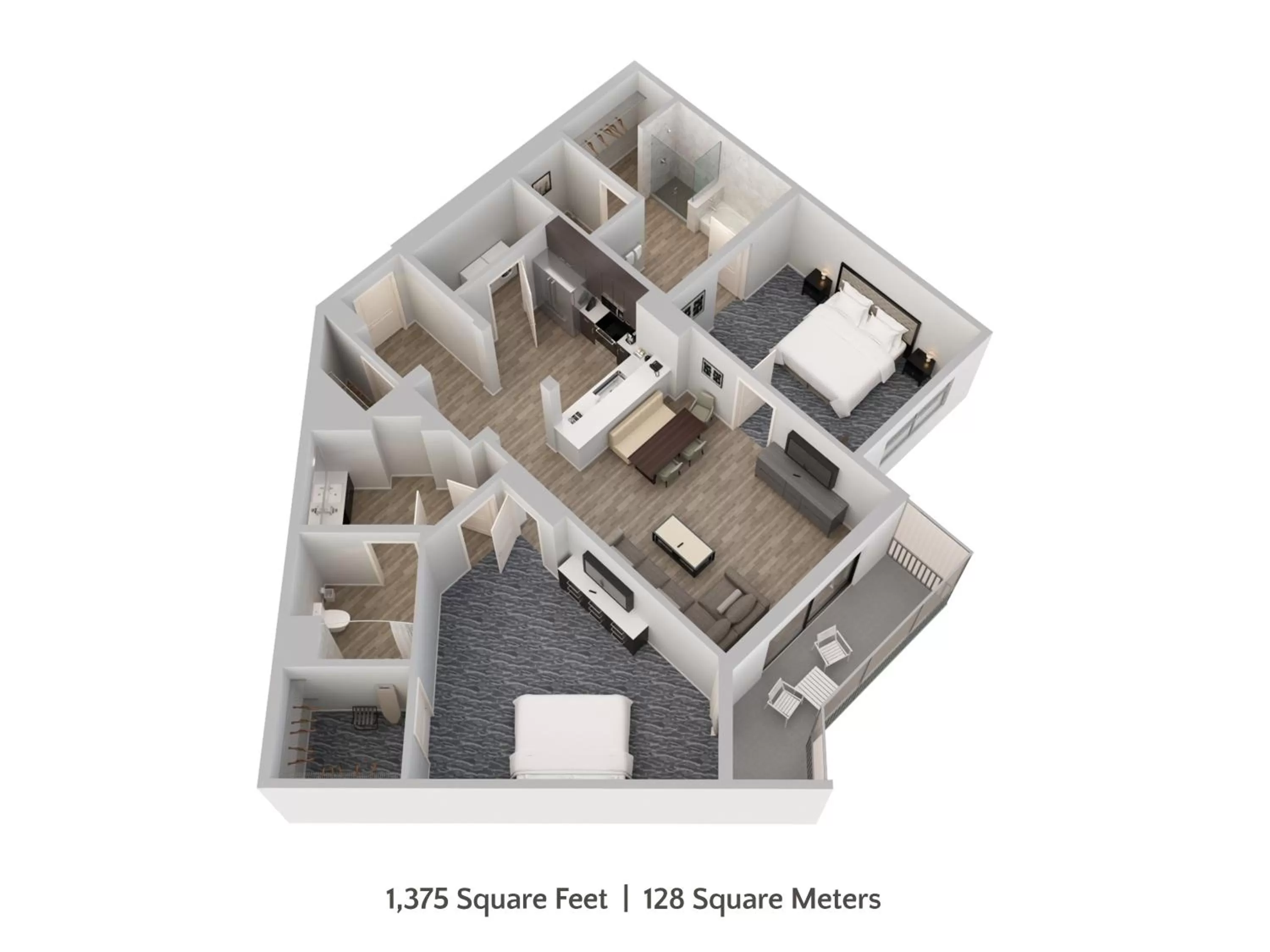 Floor plan in The Grove Resort & Water Park Orlando