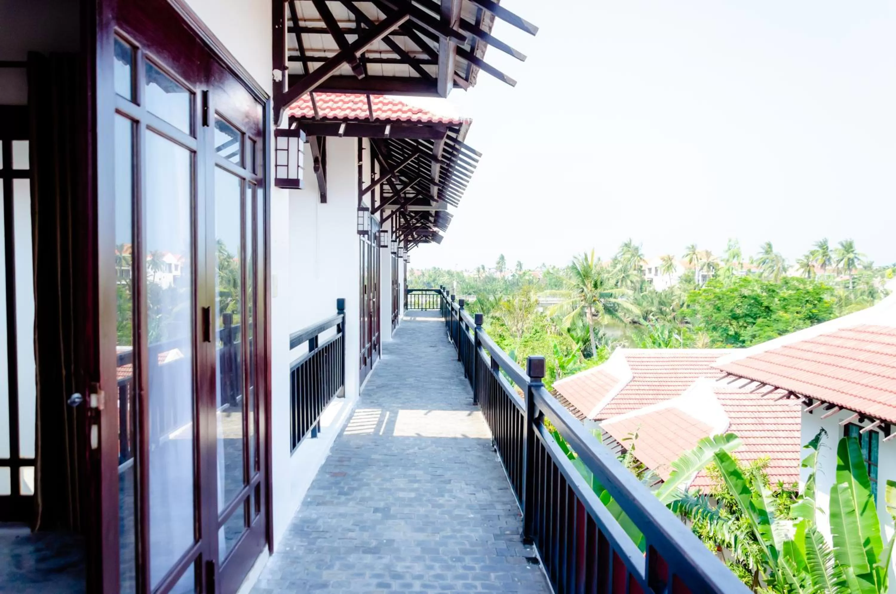 Balcony/Terrace in Riverside Bamboo Resort Hoi An