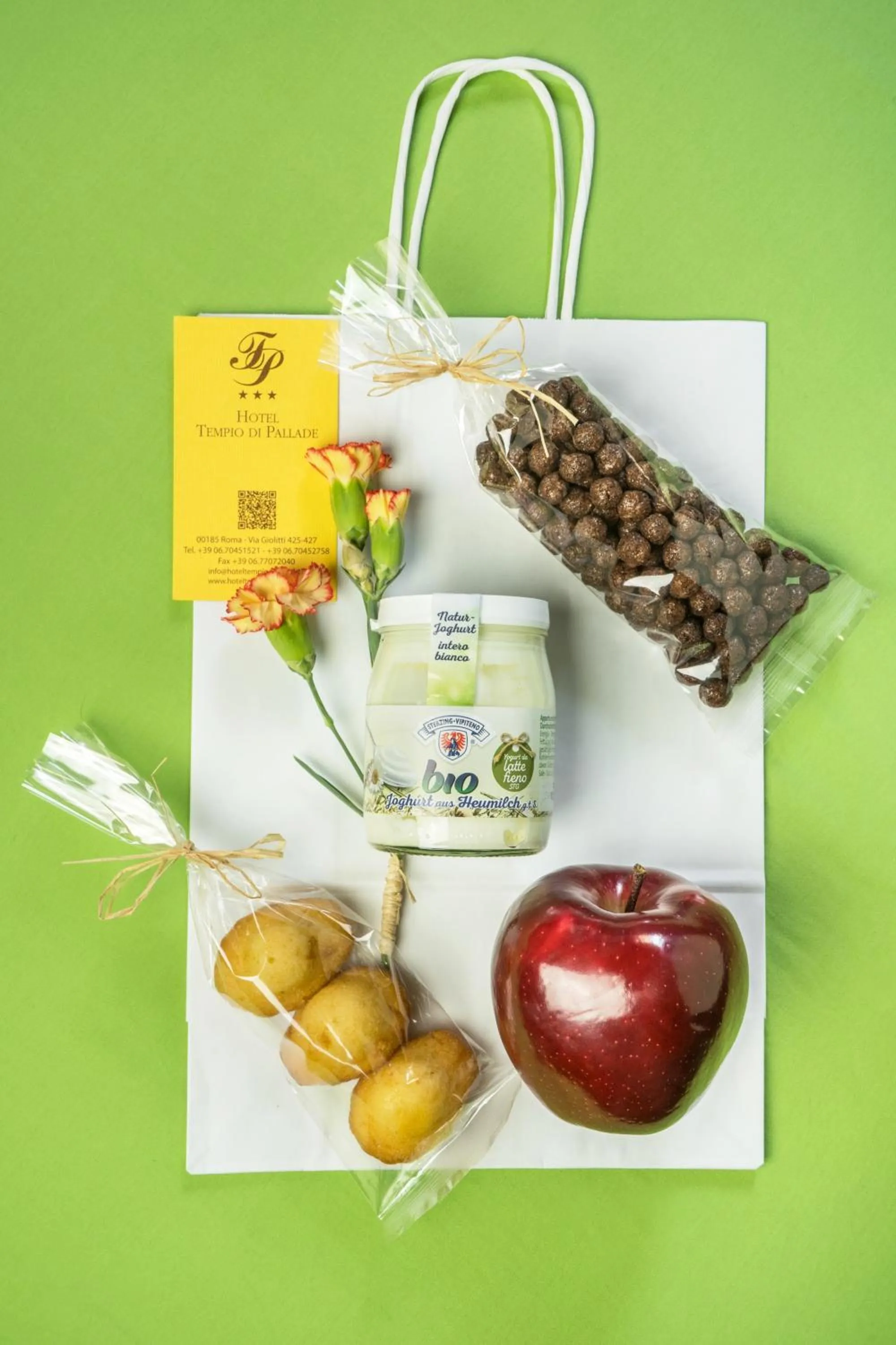 Food and drinks in Hotel Tempio Di Pallade