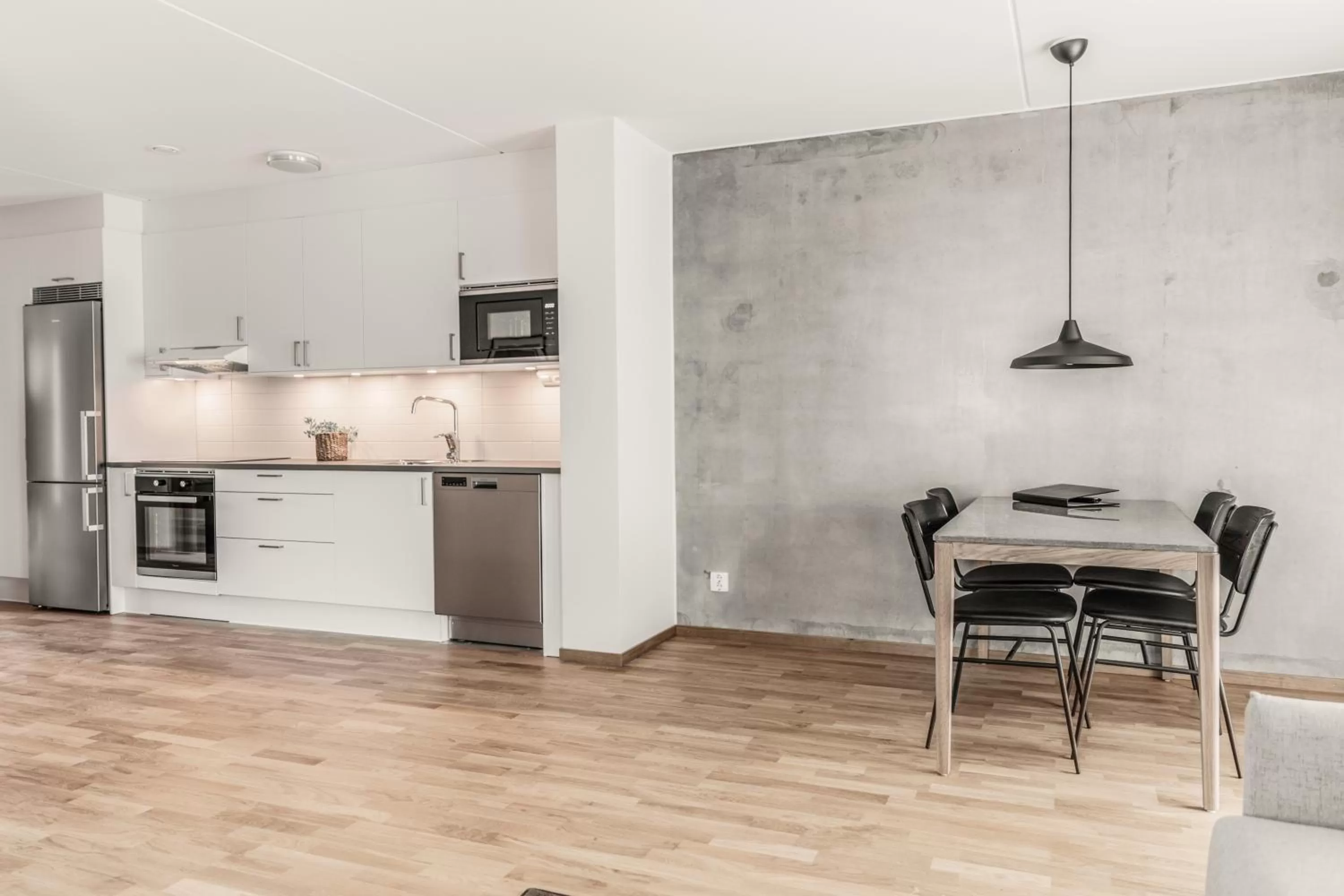 Kitchen or kitchenette in The More Hotel Västra Hamnen