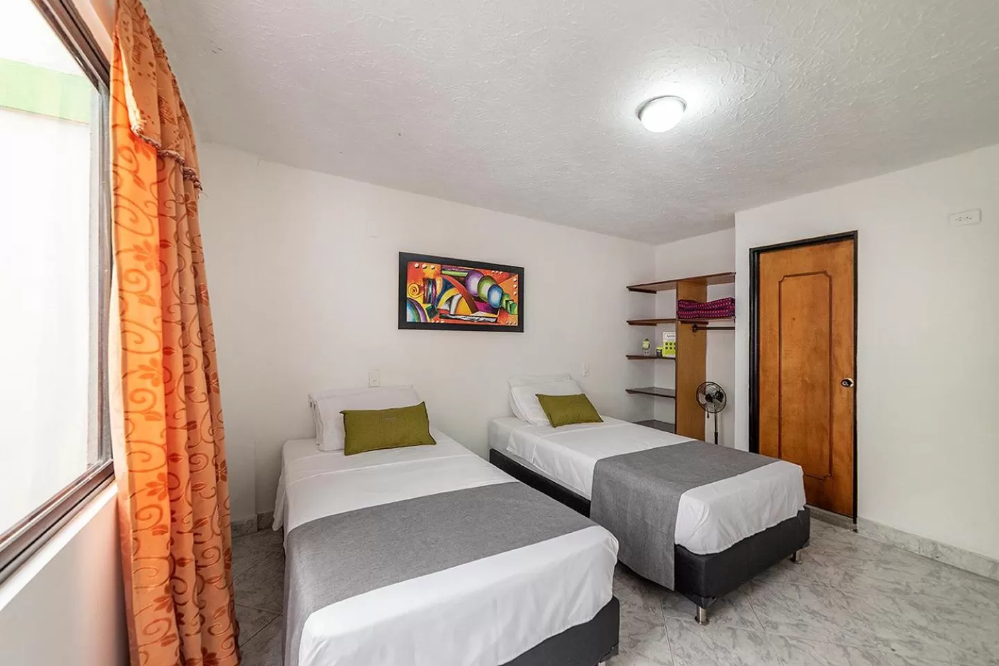 Bed in Hotel Balcones del Estadio