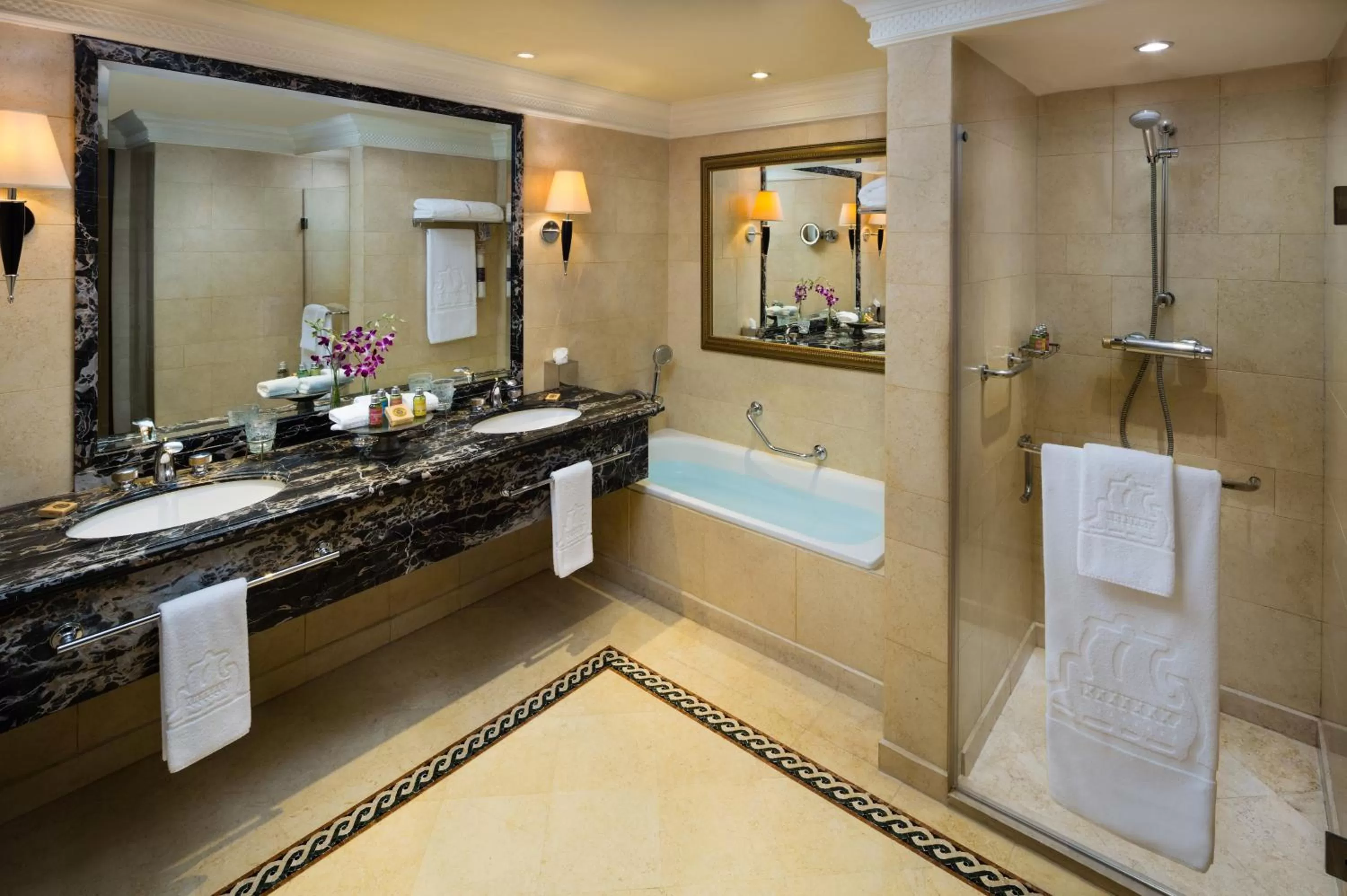 Bathroom in InterContinental Phoenicia Beirut by IHG
