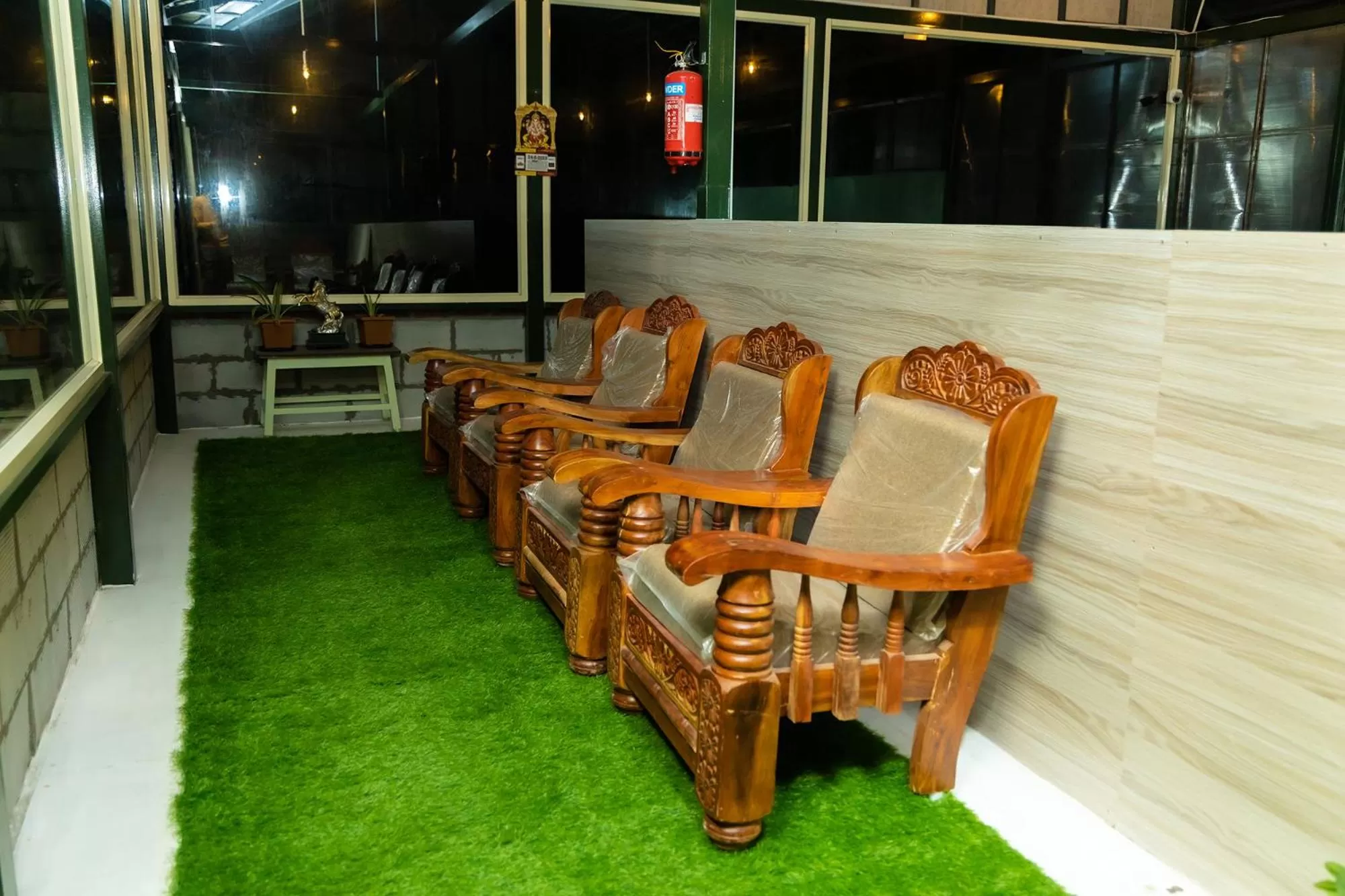 Seating area in FabExpress RMK Nest - Nr Chettiar Park